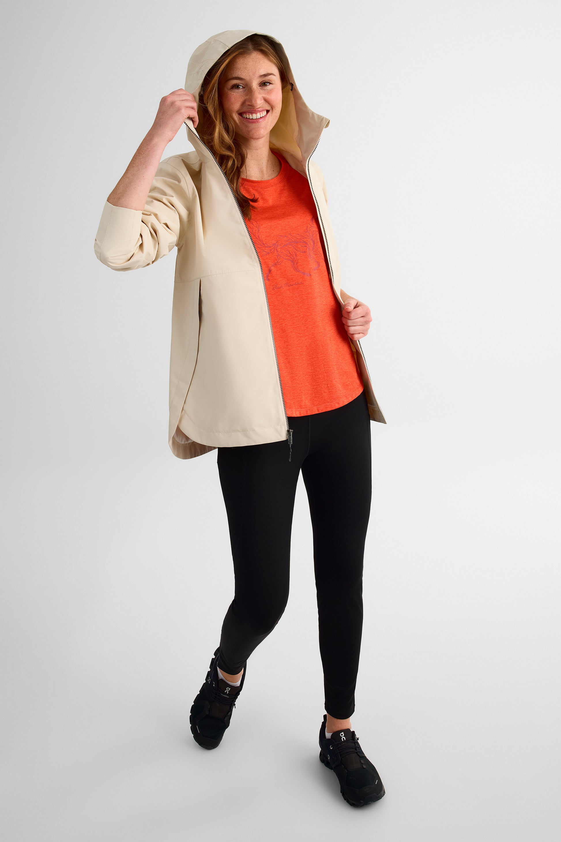 Manteau Hardshell respirant – Femme && BEIGE