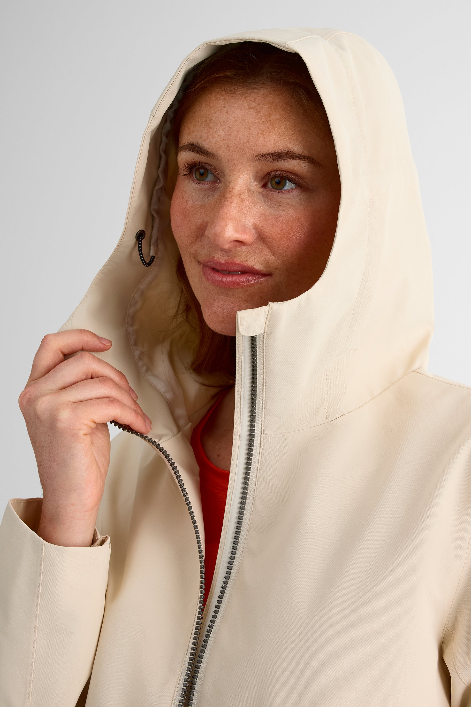 Manteau Hardshell respirant – Femme && BEIGE