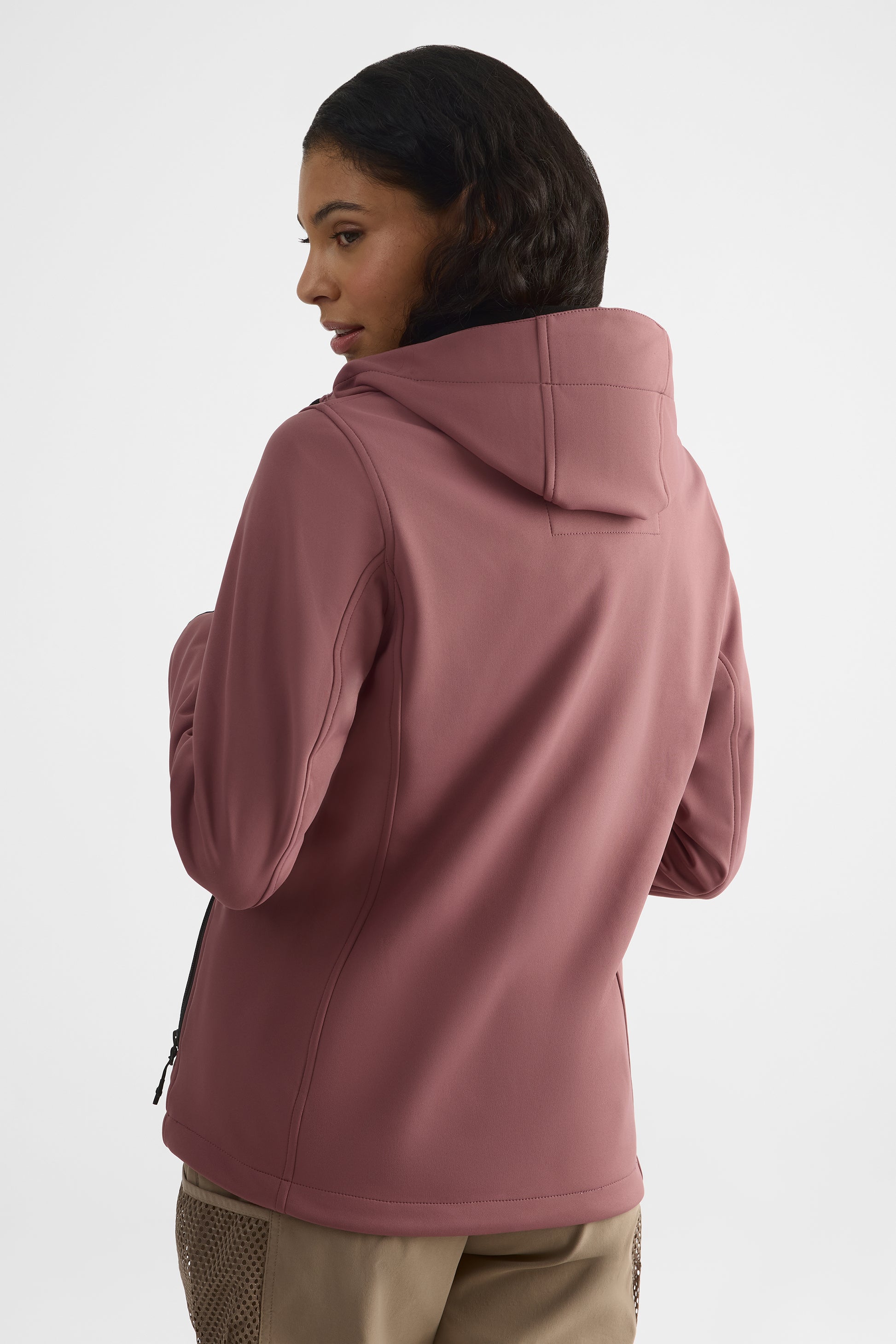 Manteau softshell court résistant à l'eau - Ado garçon && BOURGOGNE