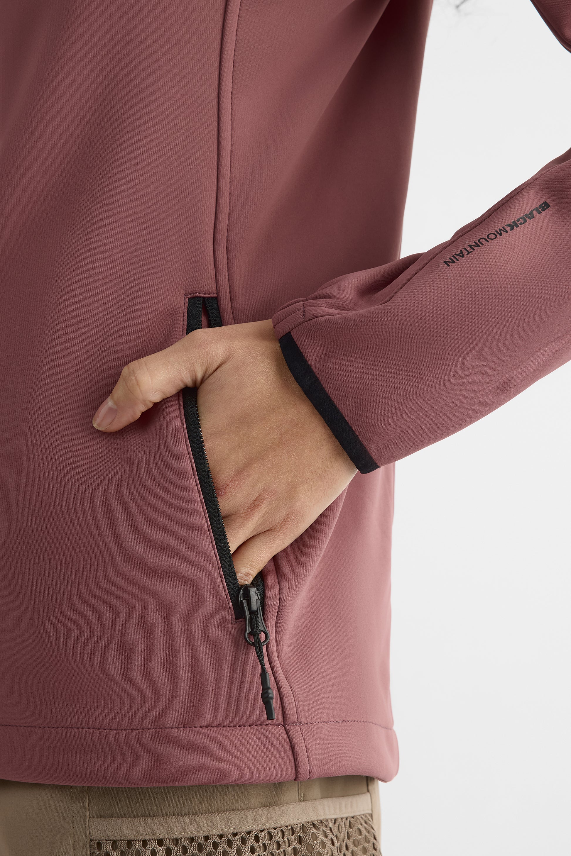 Manteau softshell court résistant à l'eau - Ado garçon && BOURGOGNE