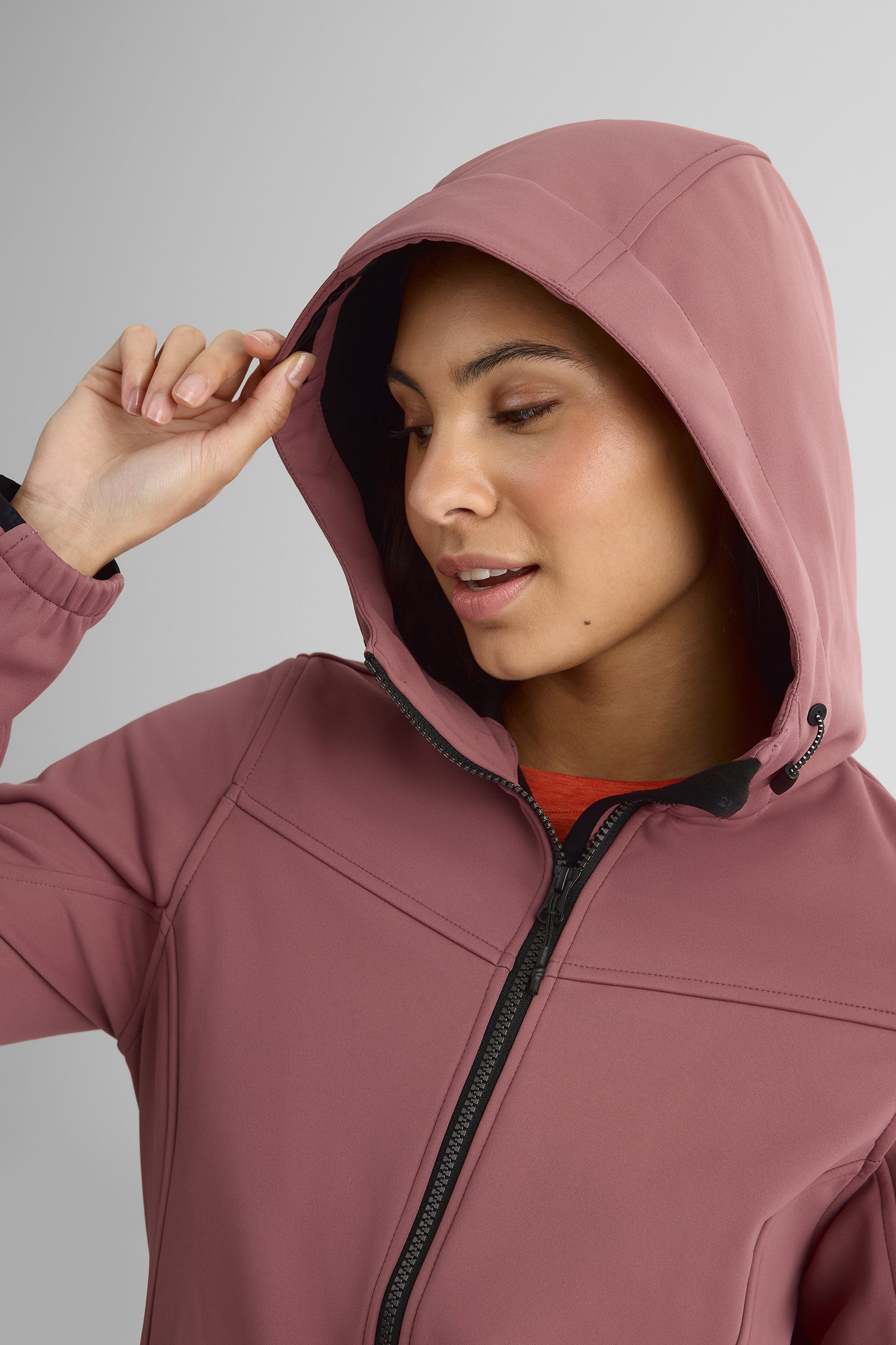 Manteau softshell court résistant à l'eau - Ado garçon && BOURGOGNE