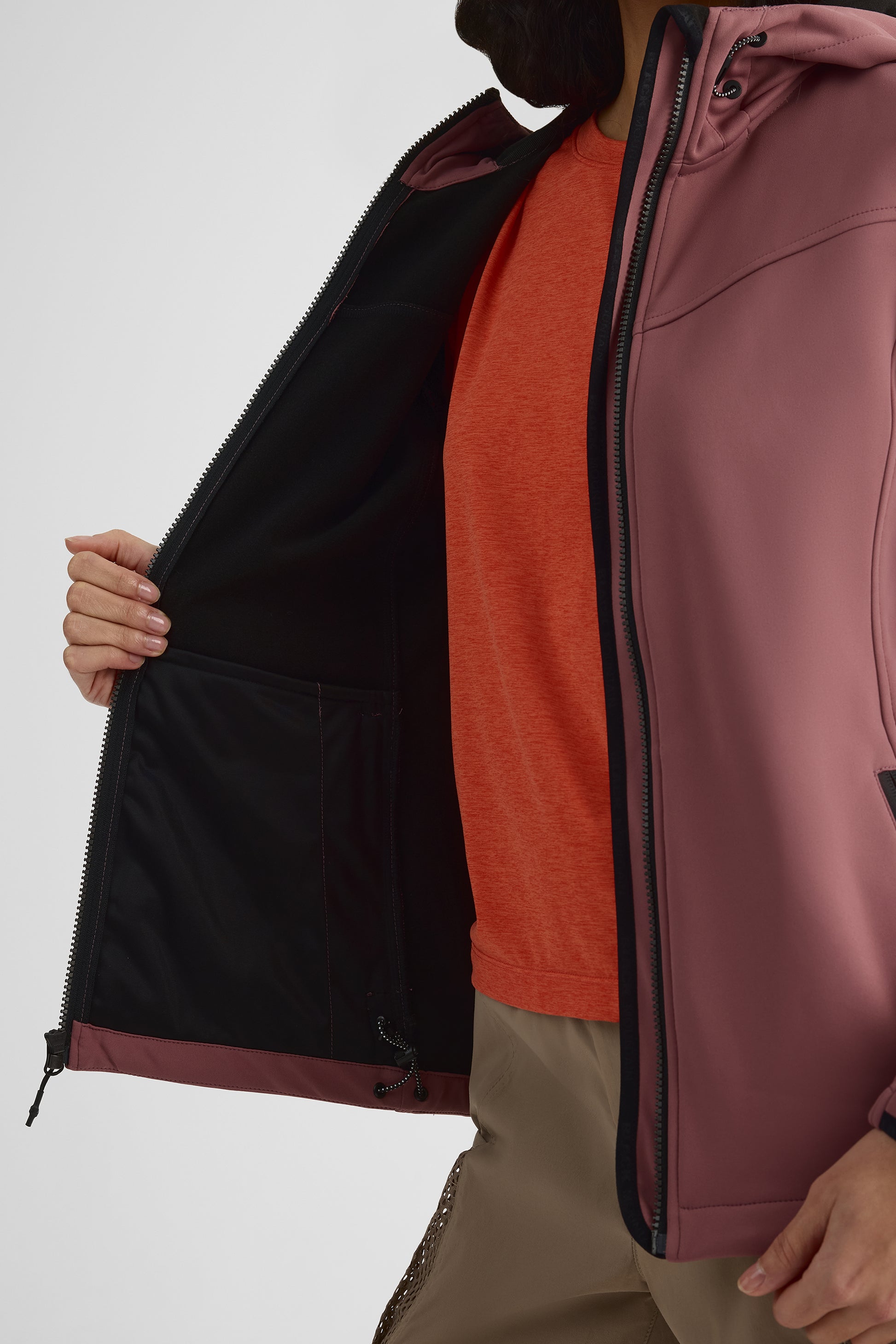 Manteau softshell court résistant à l'eau - Ado garçon && BOURGOGNE