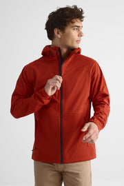 Manteau coquille pour - Homme && ROUGE