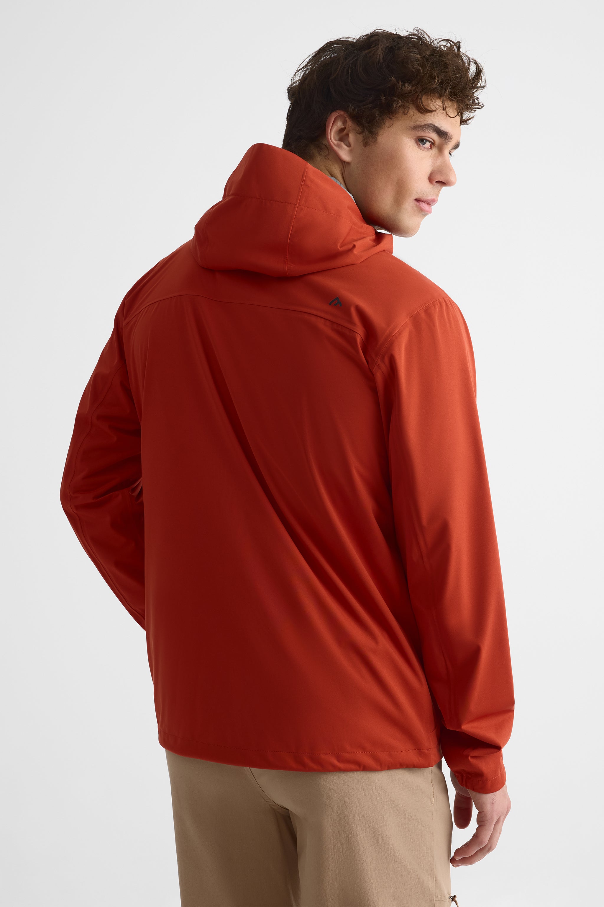 Manteau coquille pour - Homme && ROUGE