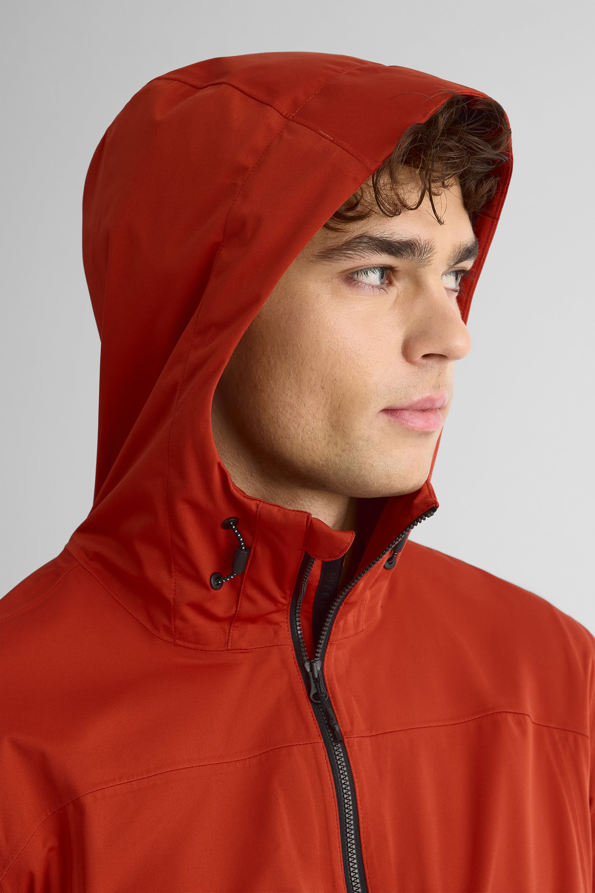 Manteau coquille pour - Homme && ROUGE