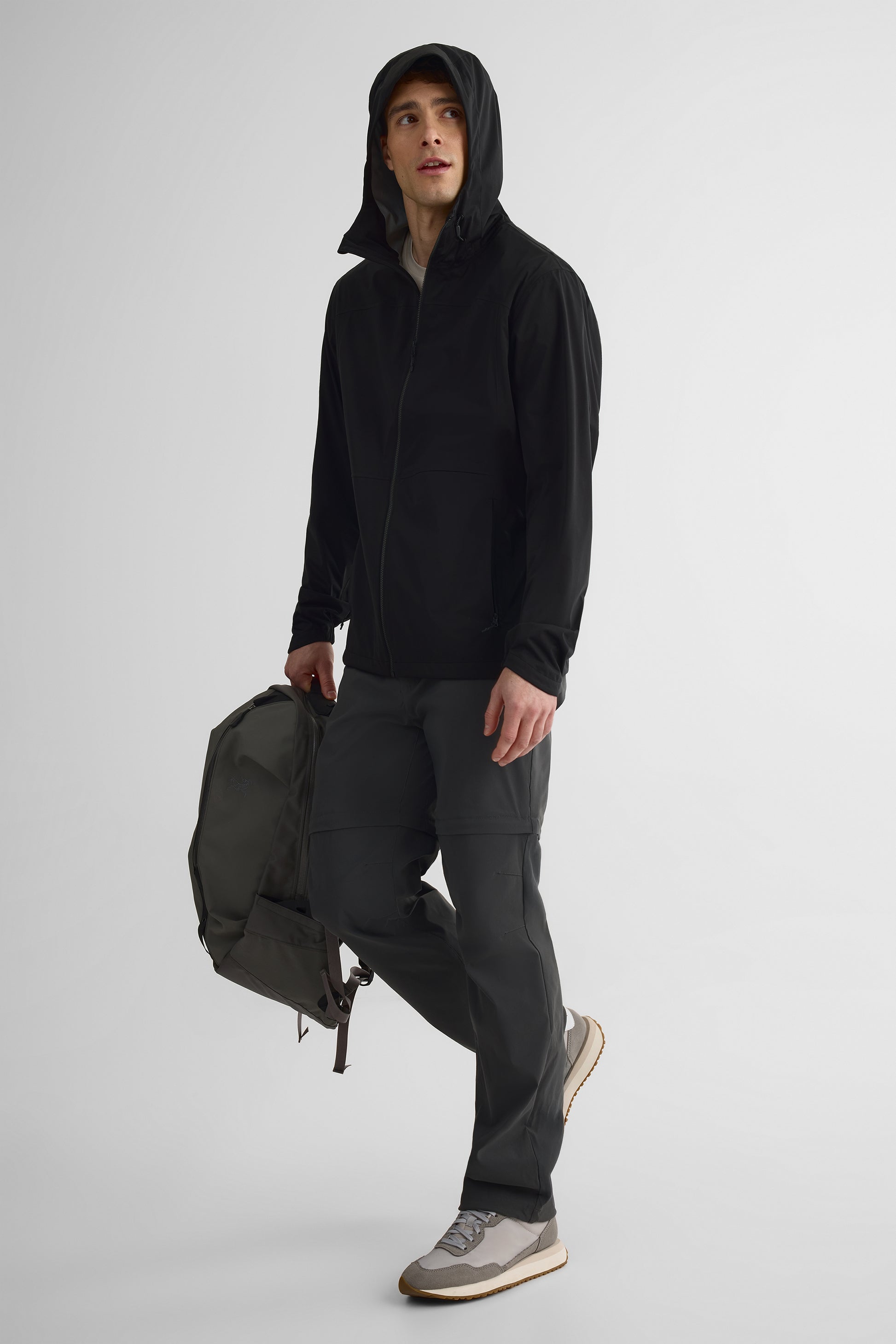 Manteau coquille pour - Homme && NOIR