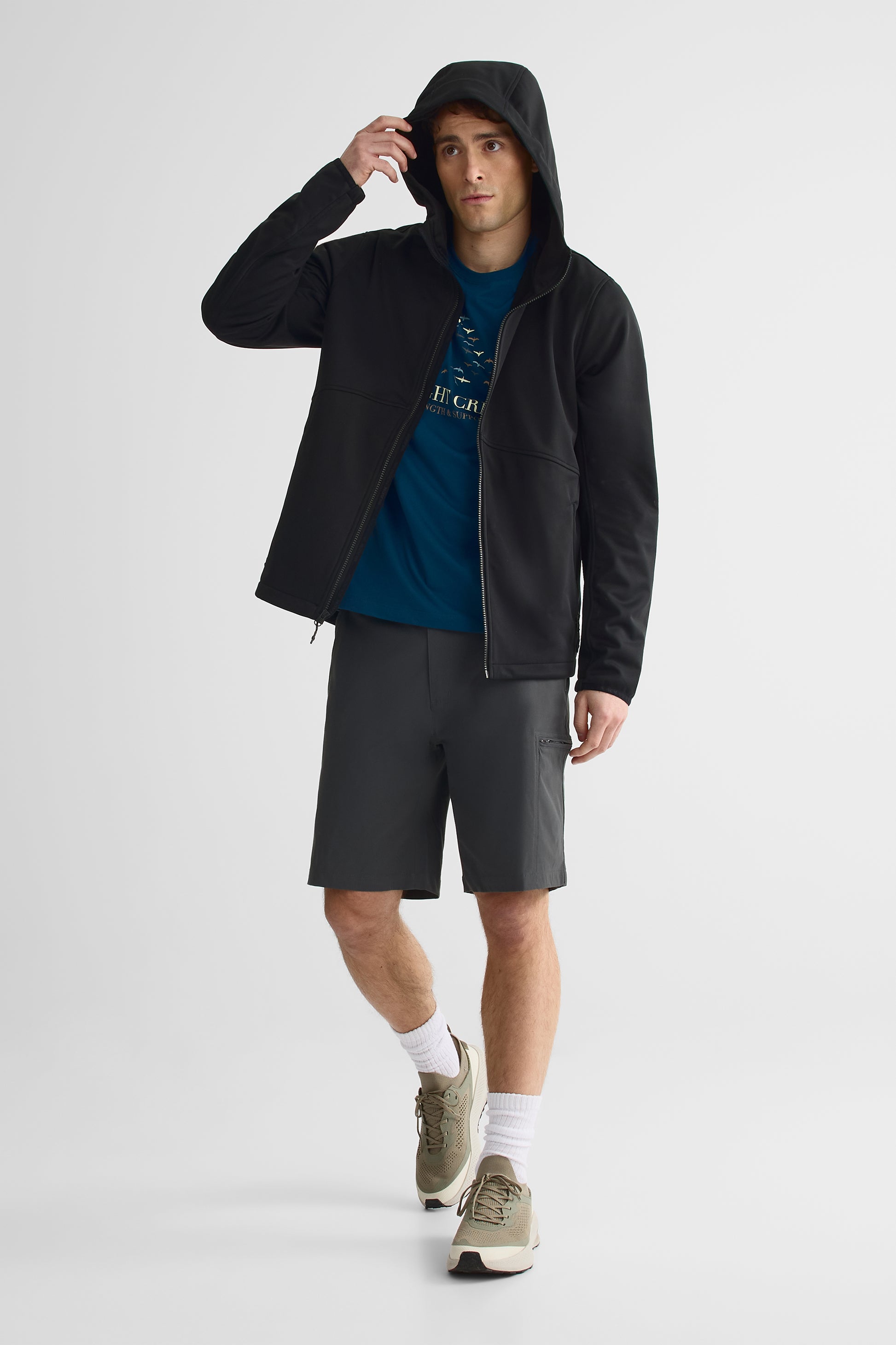Manteau Softshell respirant – Femme && NOIR