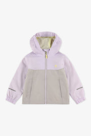 Manteau hardshell colorblock - Enfant fille && LILAS