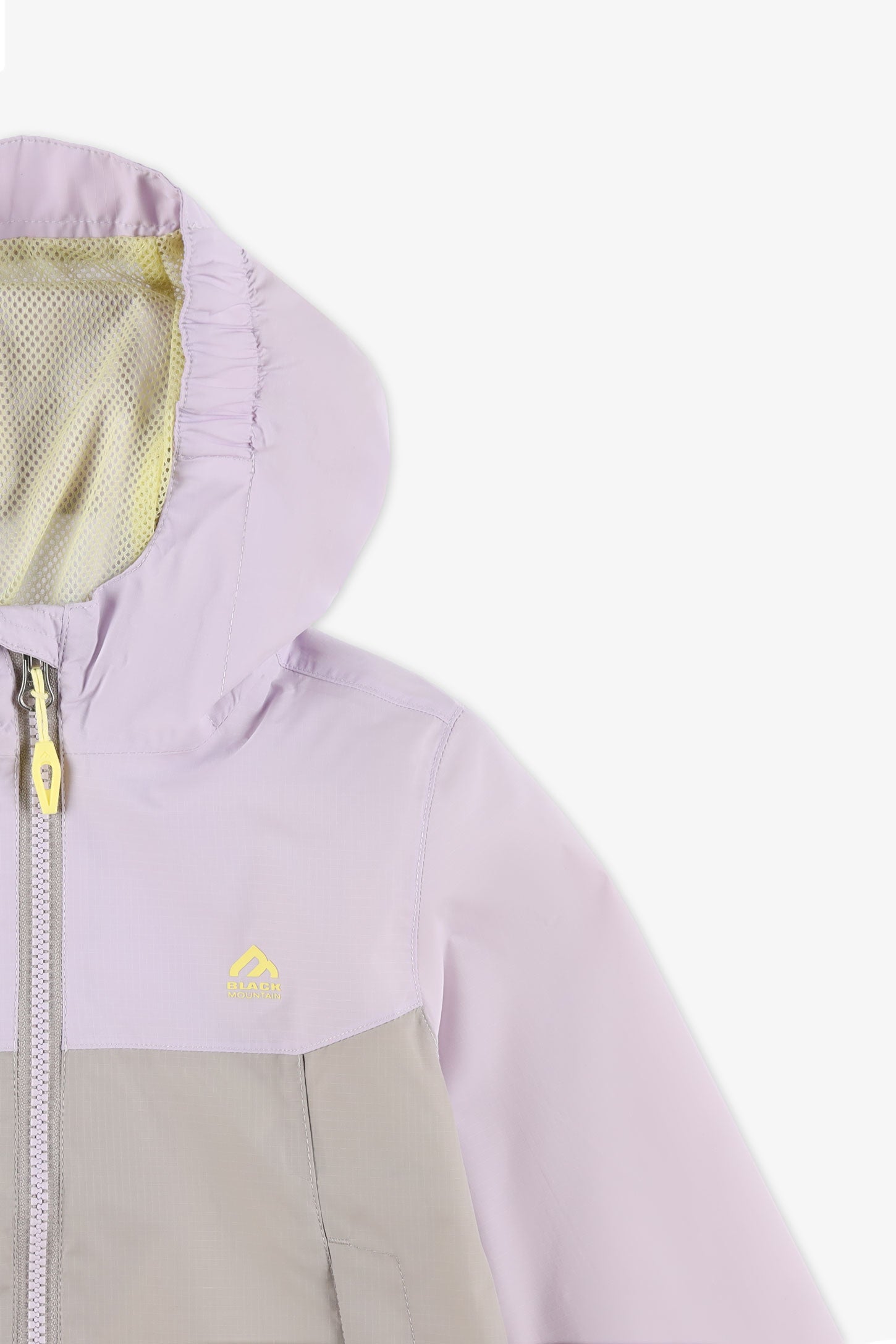 Manteau hardshell colorblock - Enfant fille && LILAS