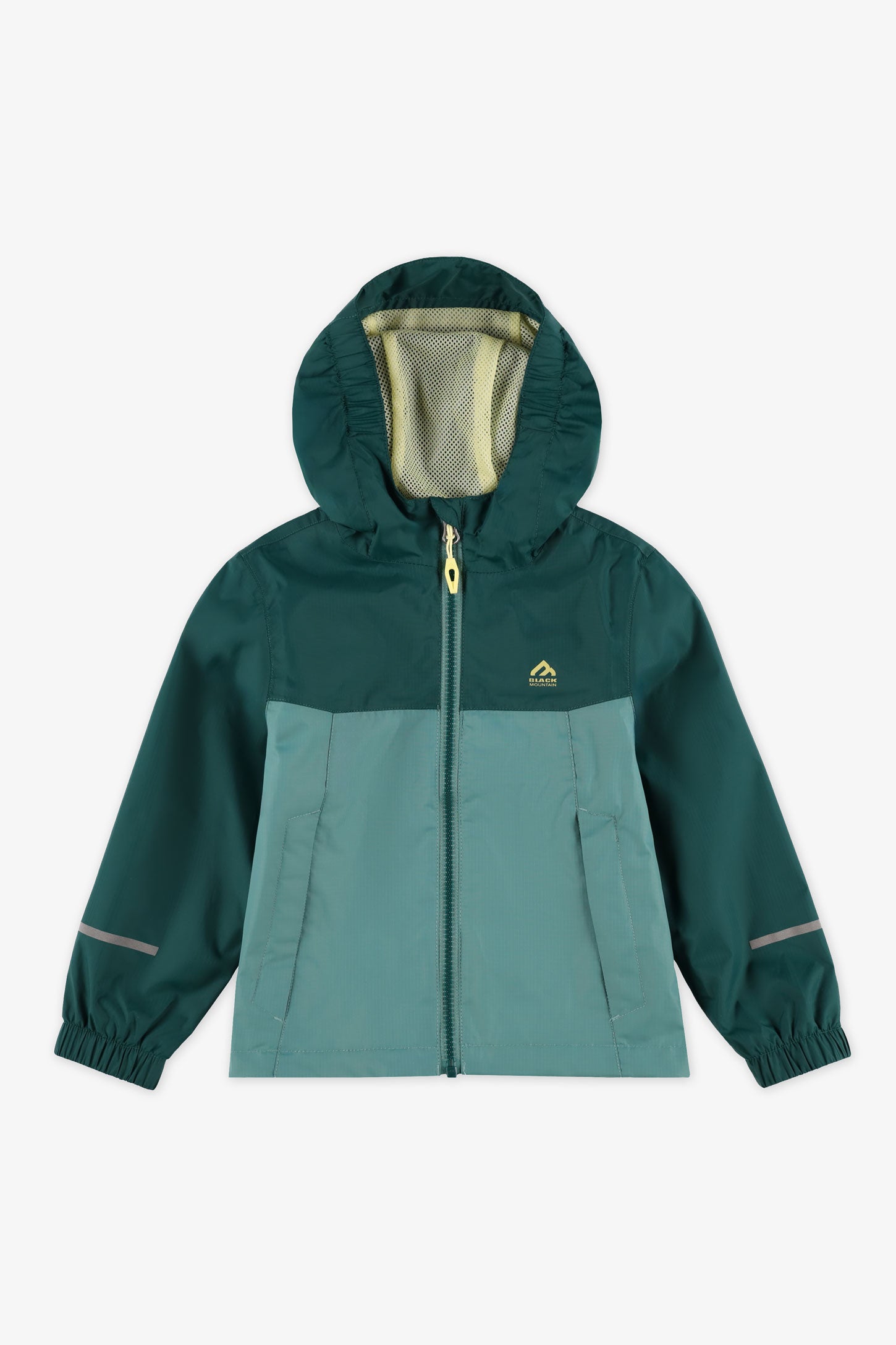 Manteau hardshell colorblock - Enfant garçon && VERT FONCE