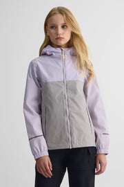 Manteau hardshell colorblock - Enfant garçon && LILAS
