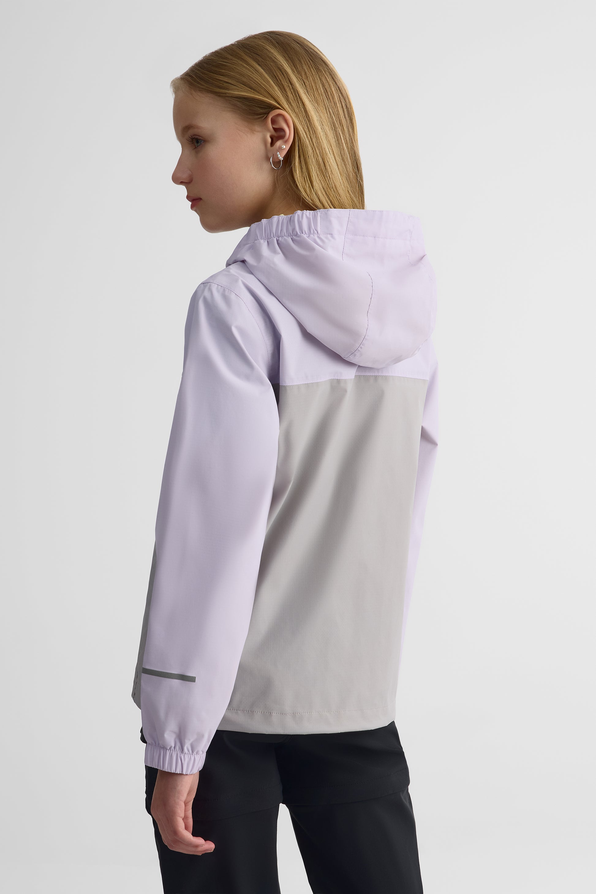 Manteau hardshell colorblock - Enfant garçon && LILAS