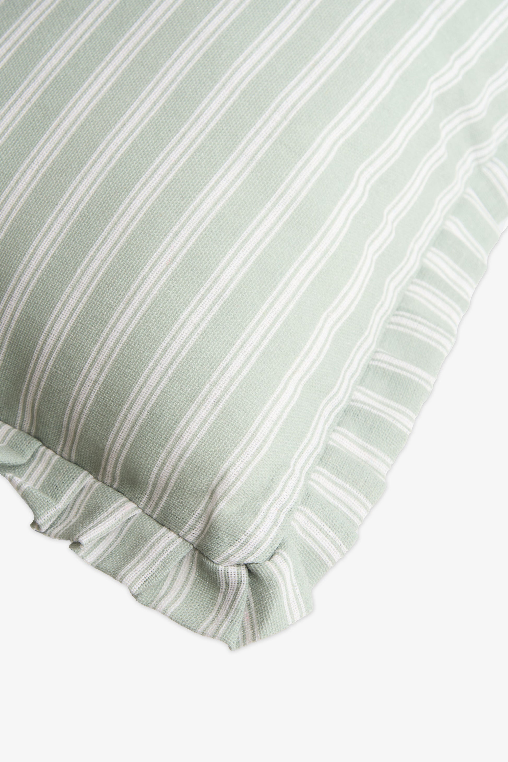 Coussin décoratif avec bord ruffle 45x45cm - Maison && VERT/MULTI