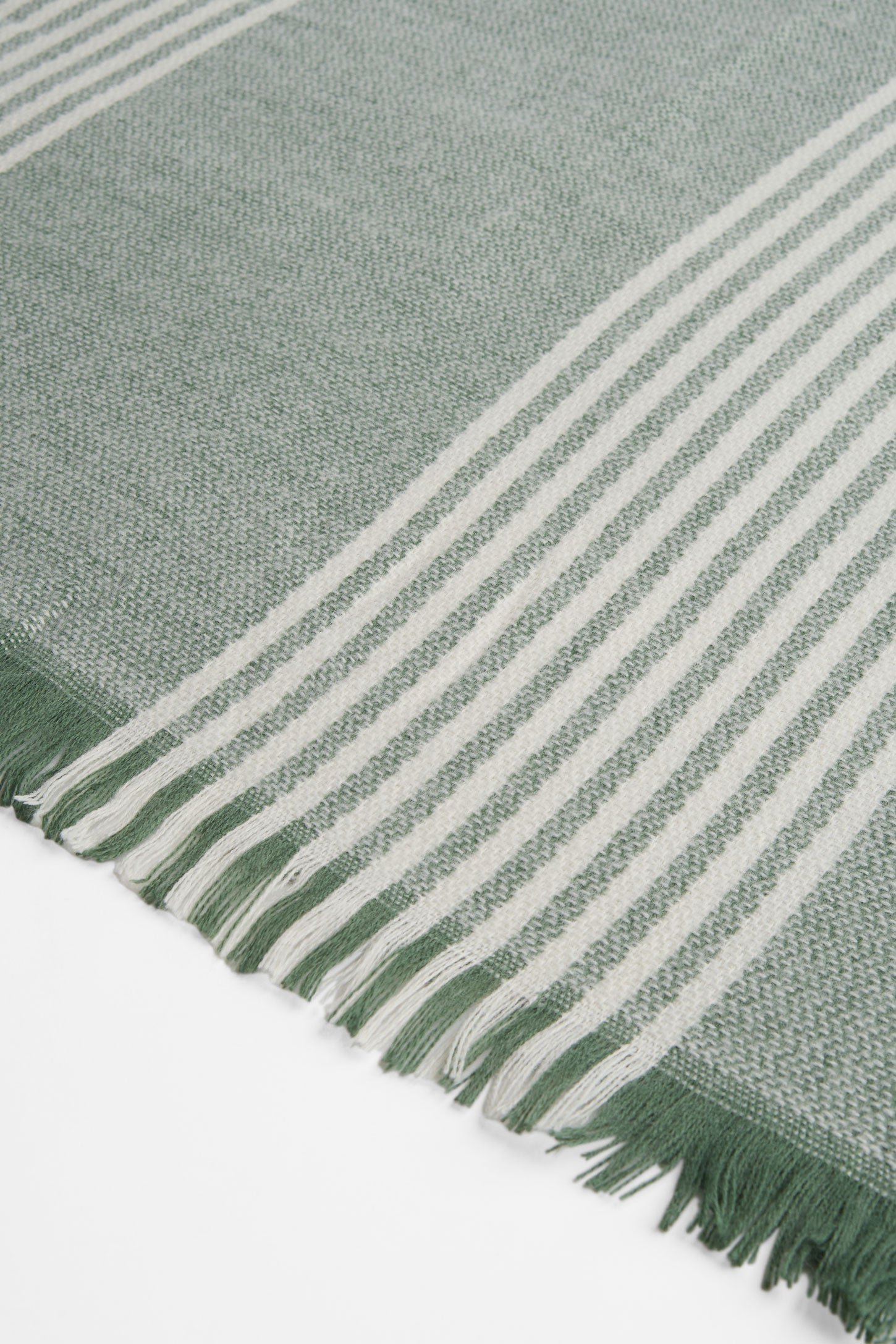 Couverture en Woven rayée 50x60" - Maison && VERT/MULTI