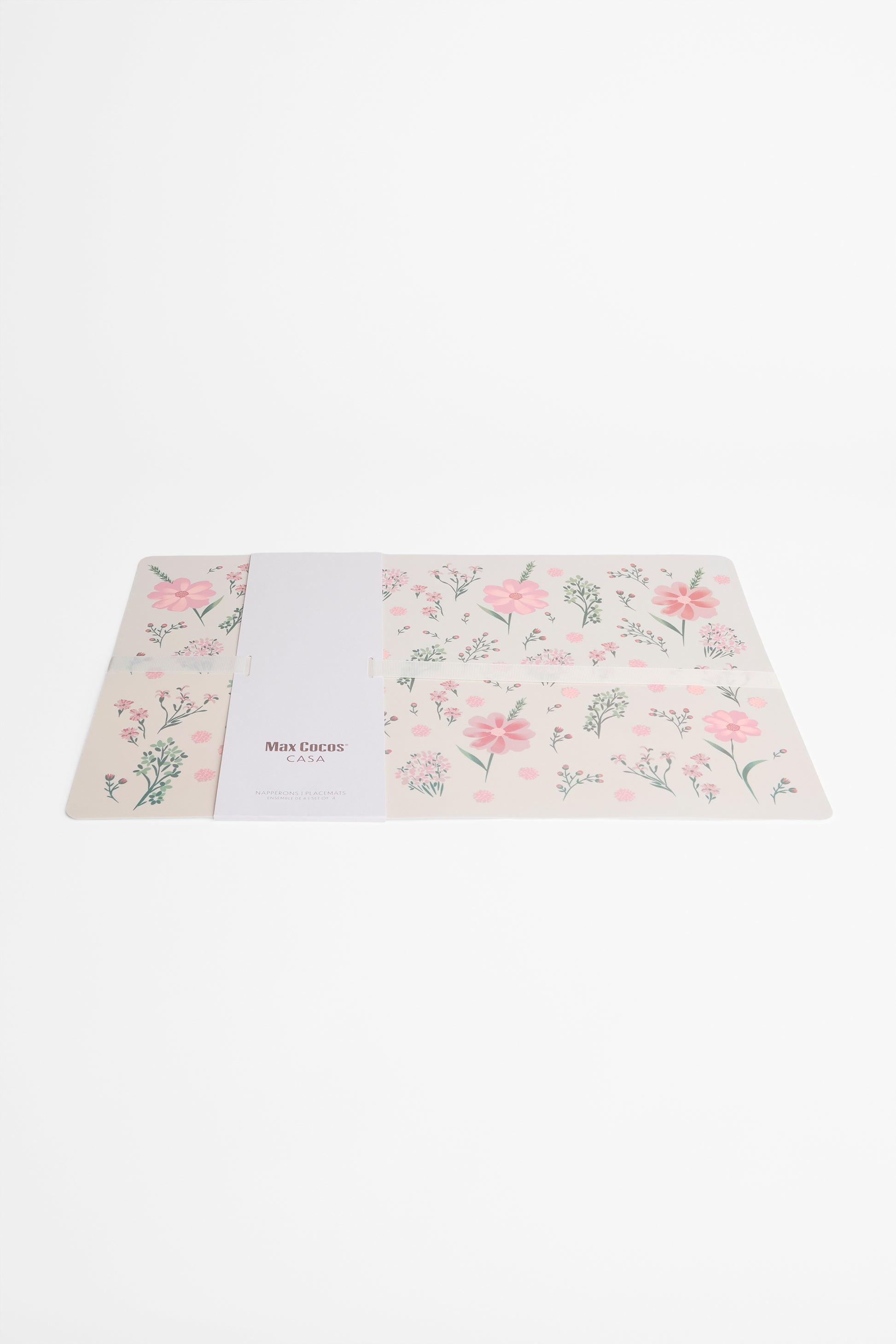 Napperons imprimés 12x18" - Pack de 4 && ROSE MULTI
