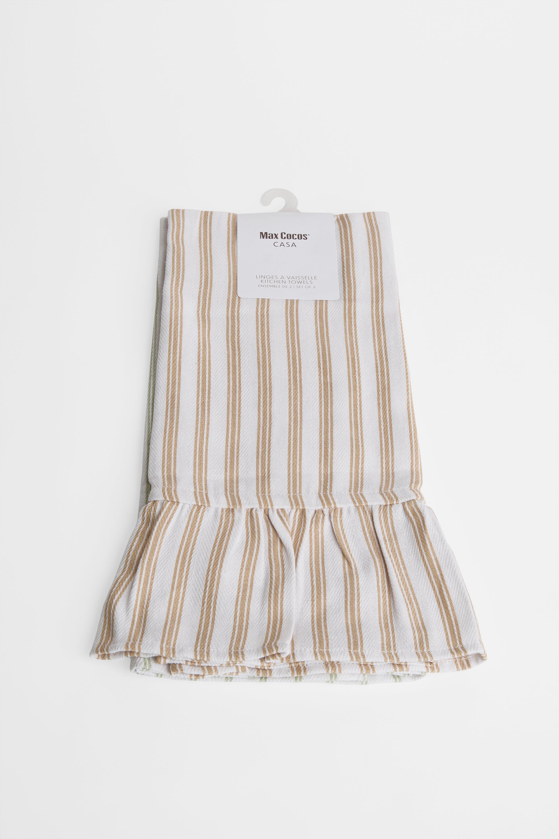 Lot de 2 linges à vaisselle imprimés - Maison && CREME MULTI