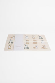 Pack de 4 napperons animaux imprimés - Maison && BEIGE/MULTI
