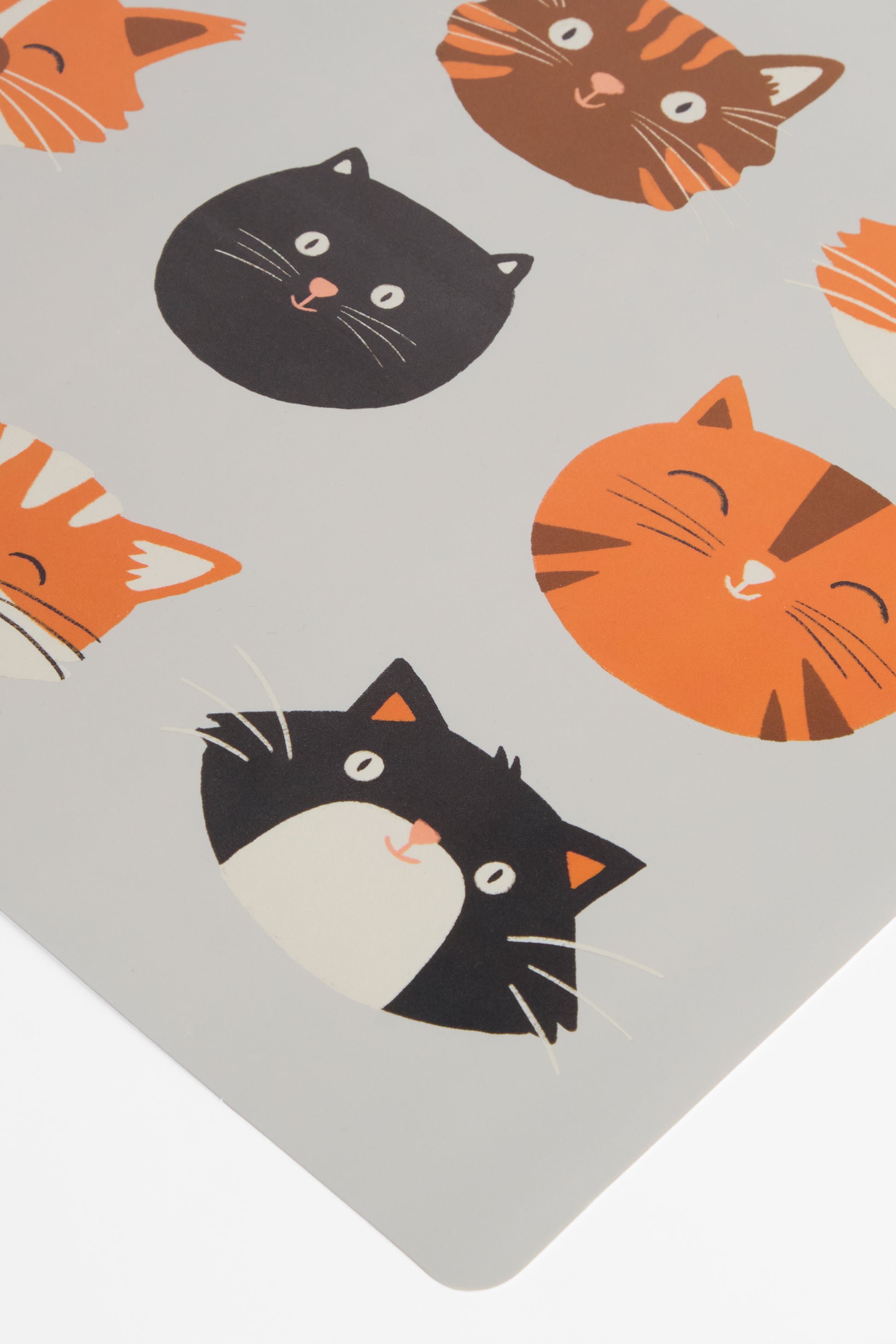 Pack de 4 napperons animaux imprimés - Maison && VERT/MULTI
