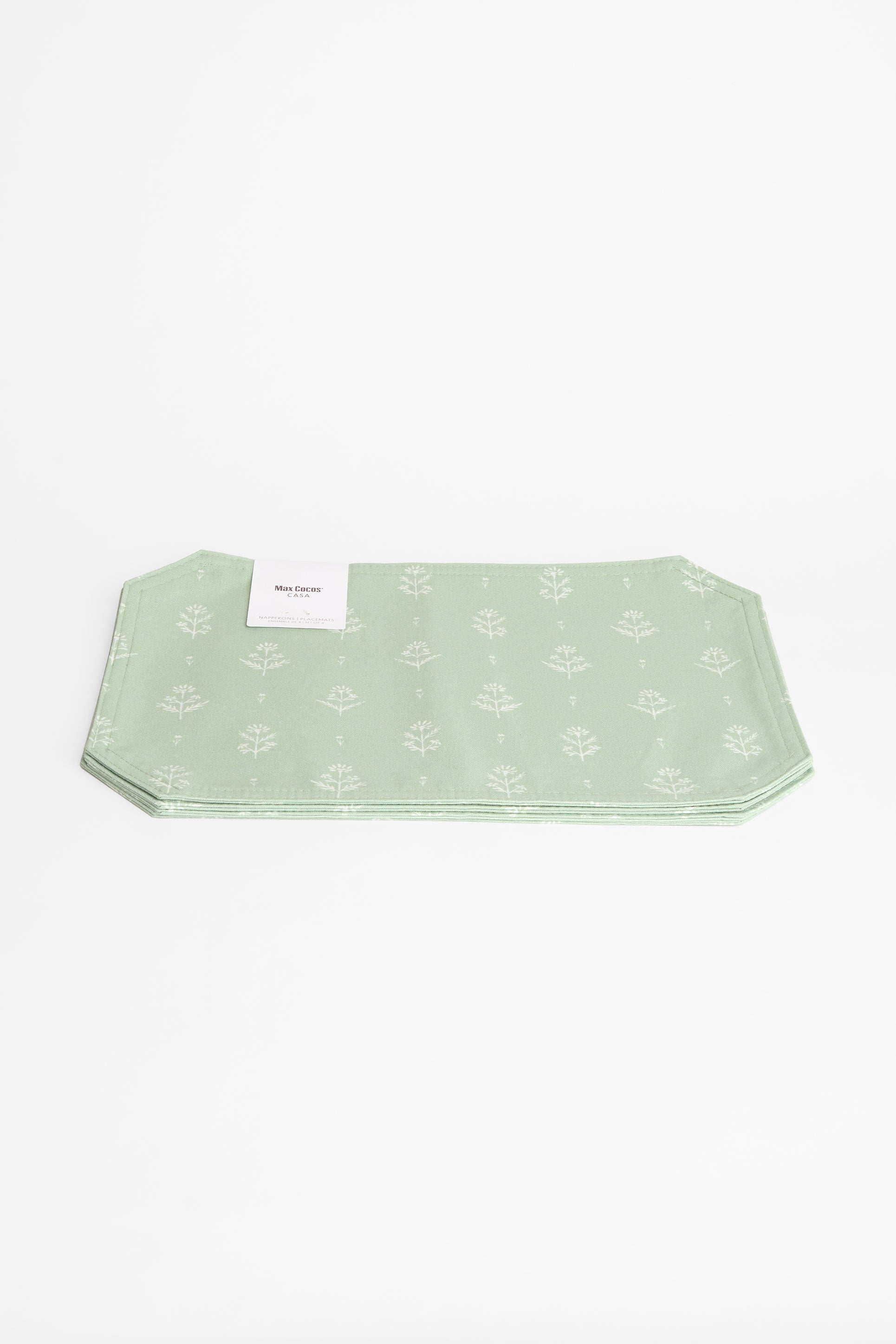 Napperons en faux lin, 4 pièces - Maison && VERT
