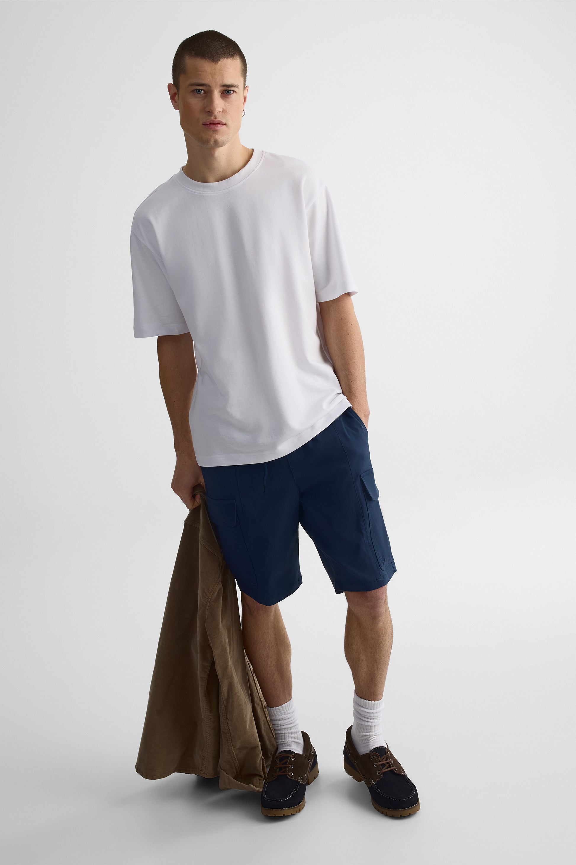 Short uni en techno stretch - Jeune homme && MARIN