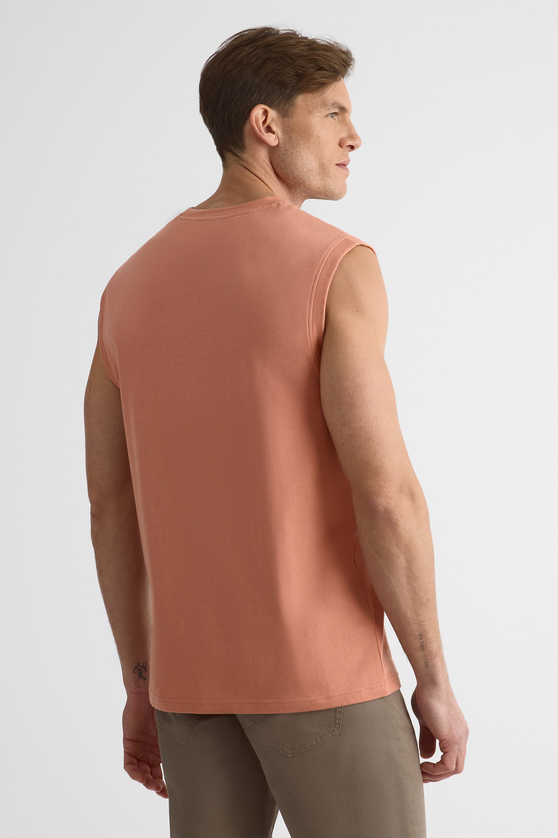 Camisole graphique col rond – Homme 2/30$ && ROSE