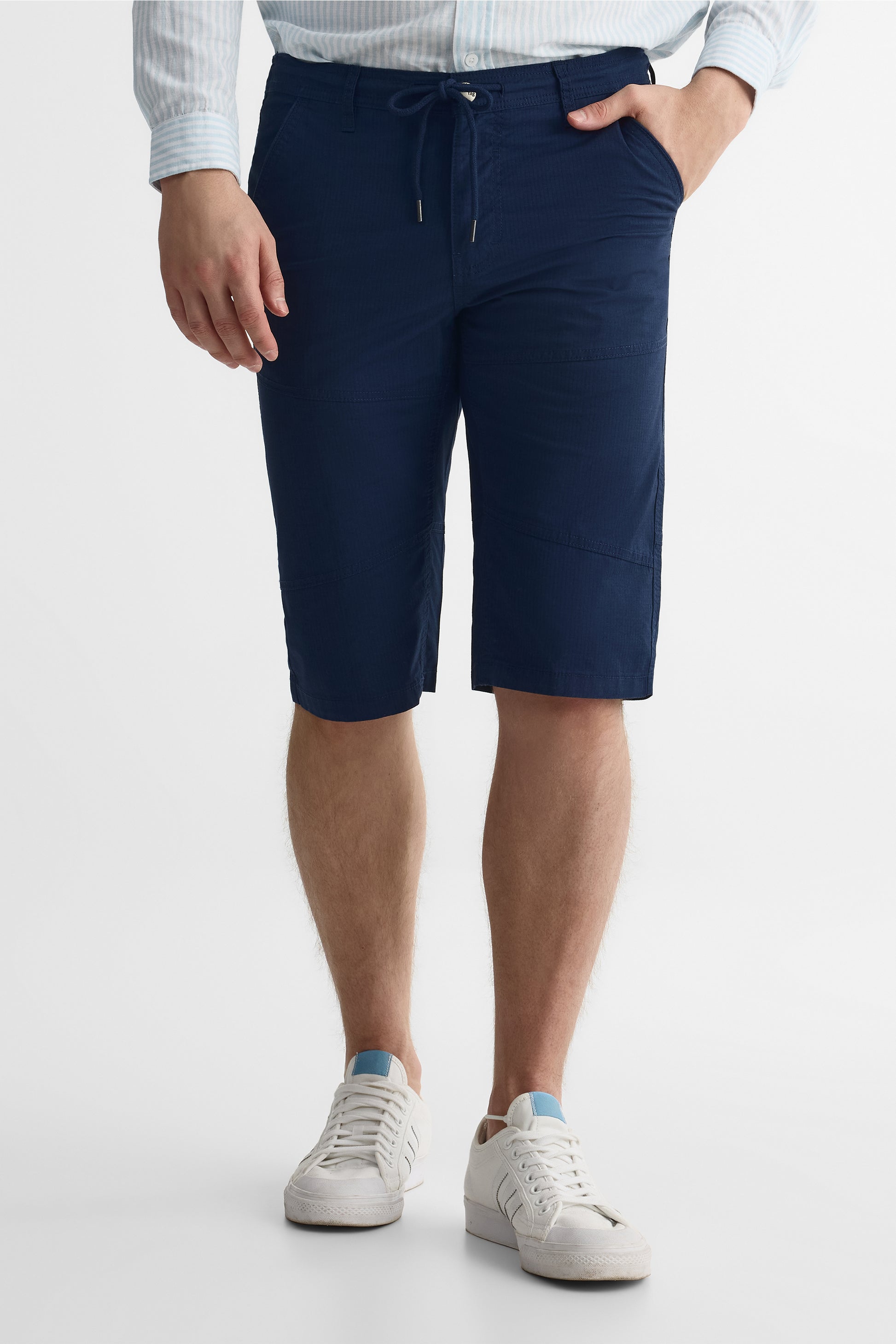 Bermudas en stretch ripstop - Jeune homme && MARIN