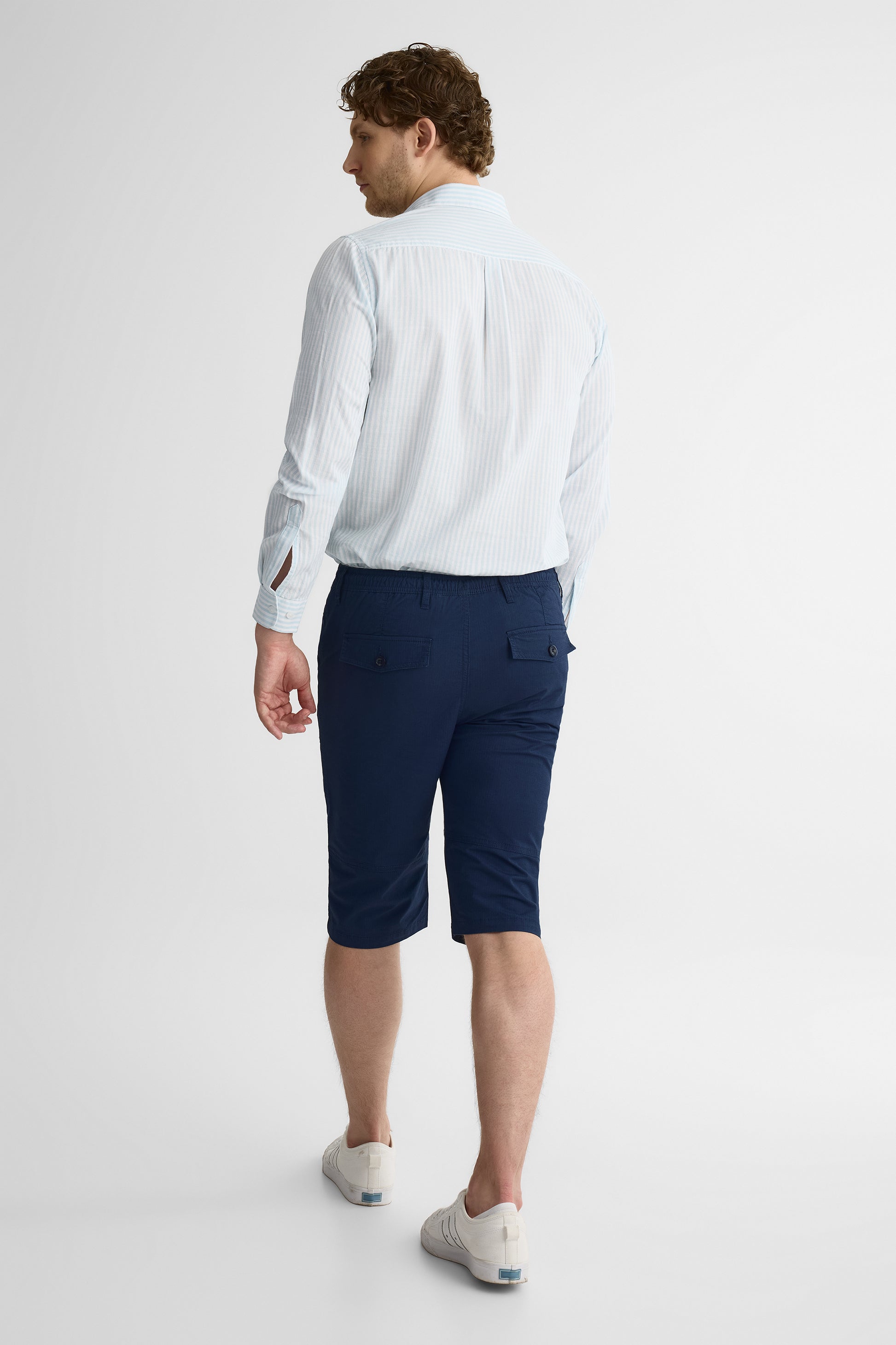 Bermudas en stretch ripstop - Jeune homme && MARIN
