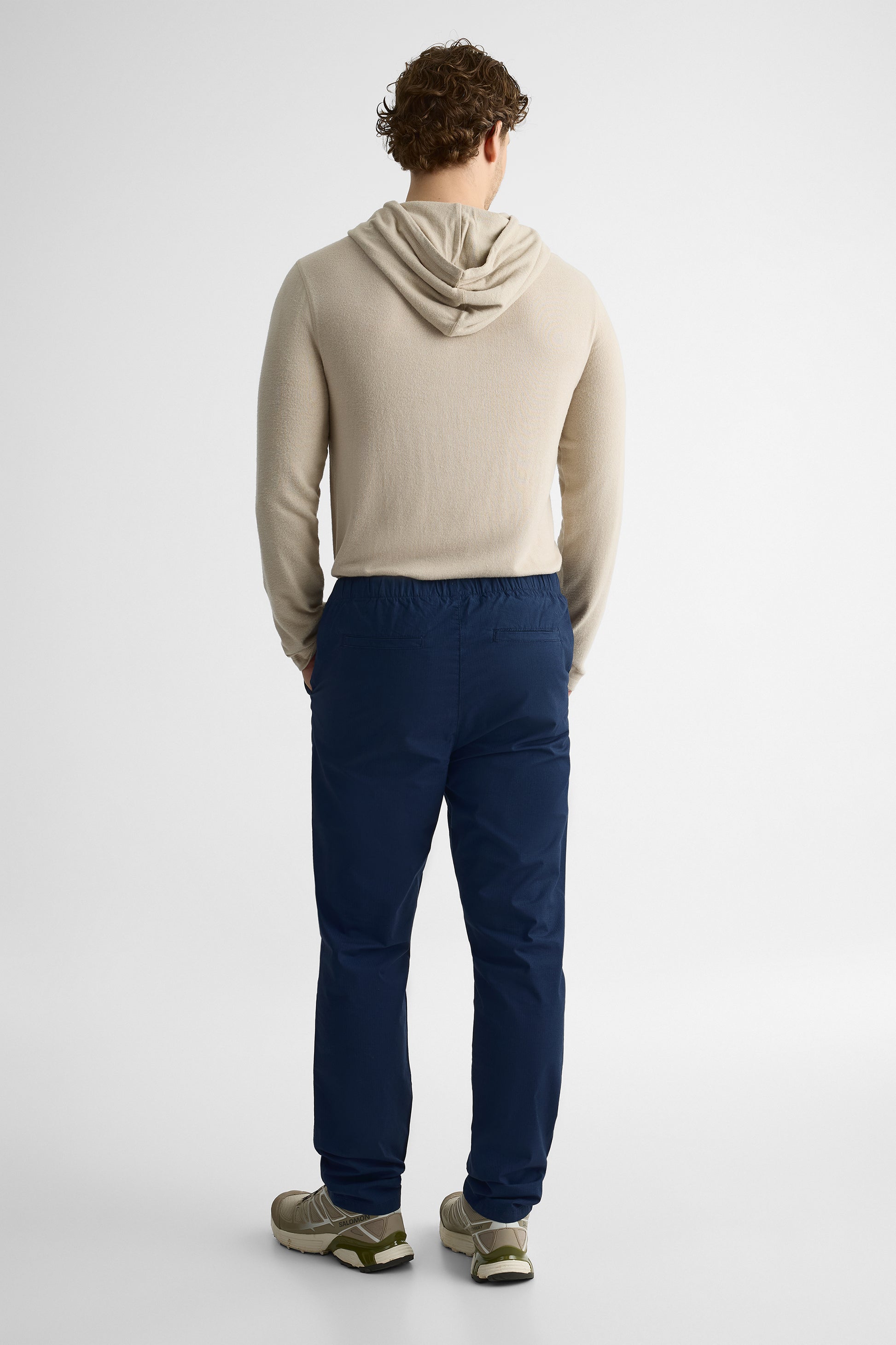 Pantalon uni en stretch ripstop - Homme && MARIN