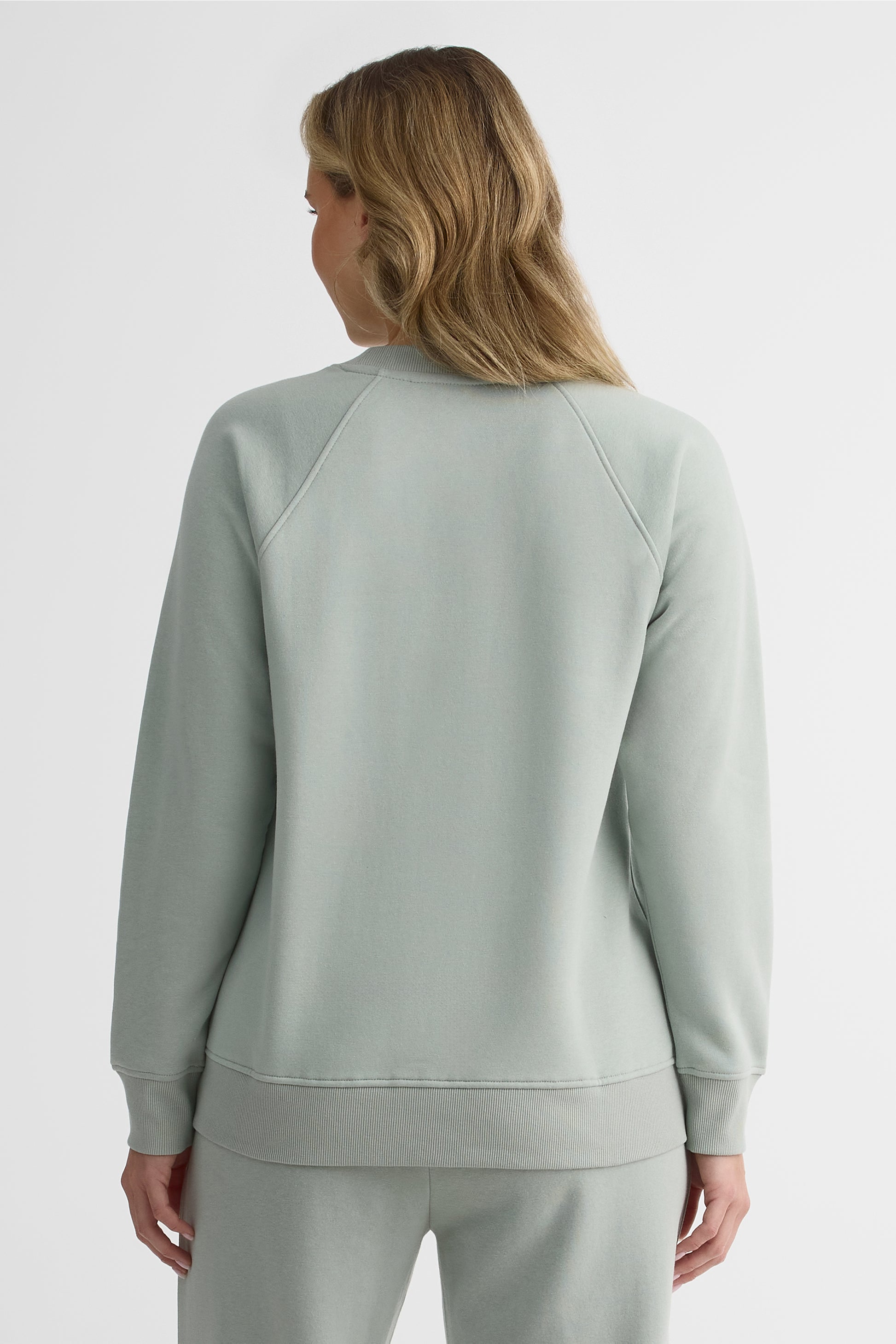 Chandail ouaté raglan coupe ample – Femme && VERT