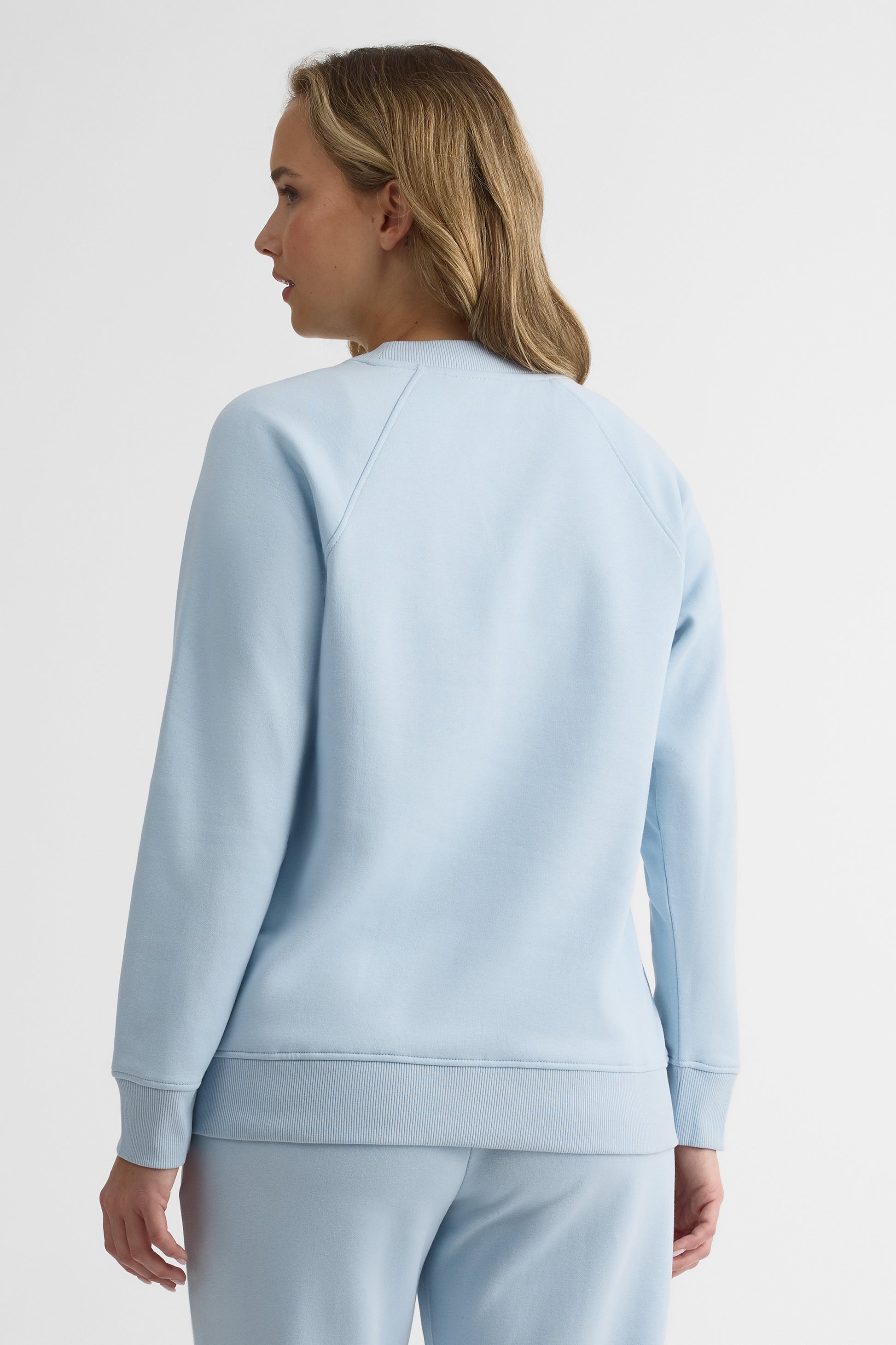 Chandail ouaté raglan coupe ample – Femme && BLEU