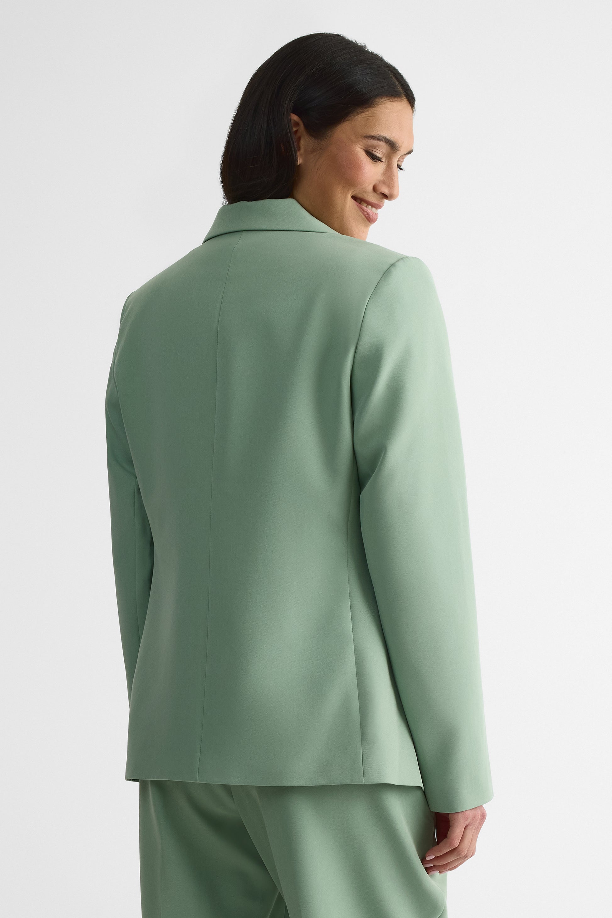 Veston long col tailleur – Femme && SARCELLE