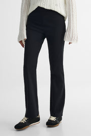 Pantalon bootcut pull-on en twill - Femme && NOIR