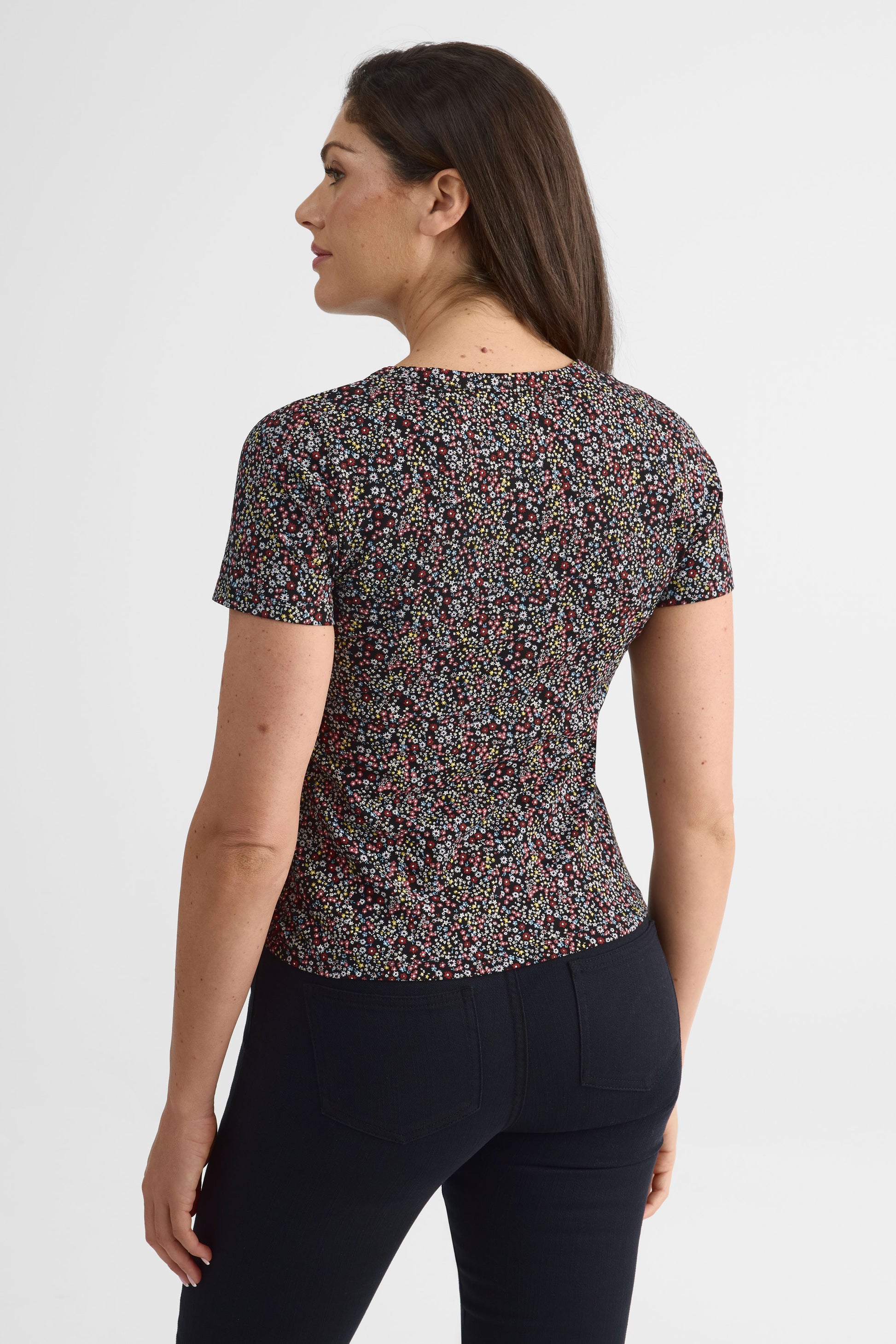 Femmes - T-Shirt && NOIR/MULTI
