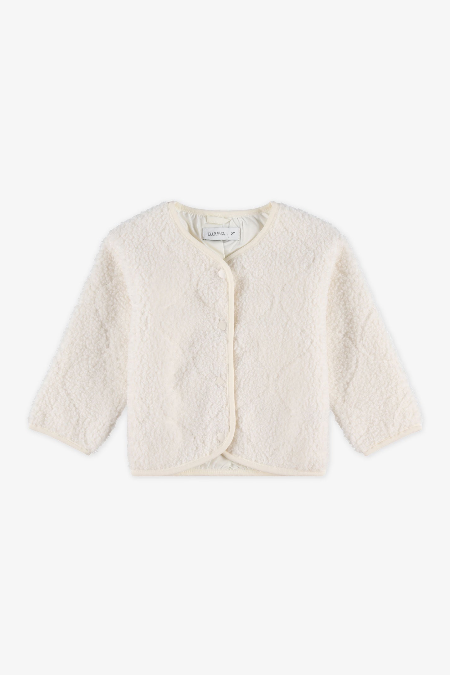 Chandail M/longues boxy en molleton - Enfant fille && BEIGE