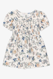 Robe imprimée à manches courtes - Enfant fille && BEIGE