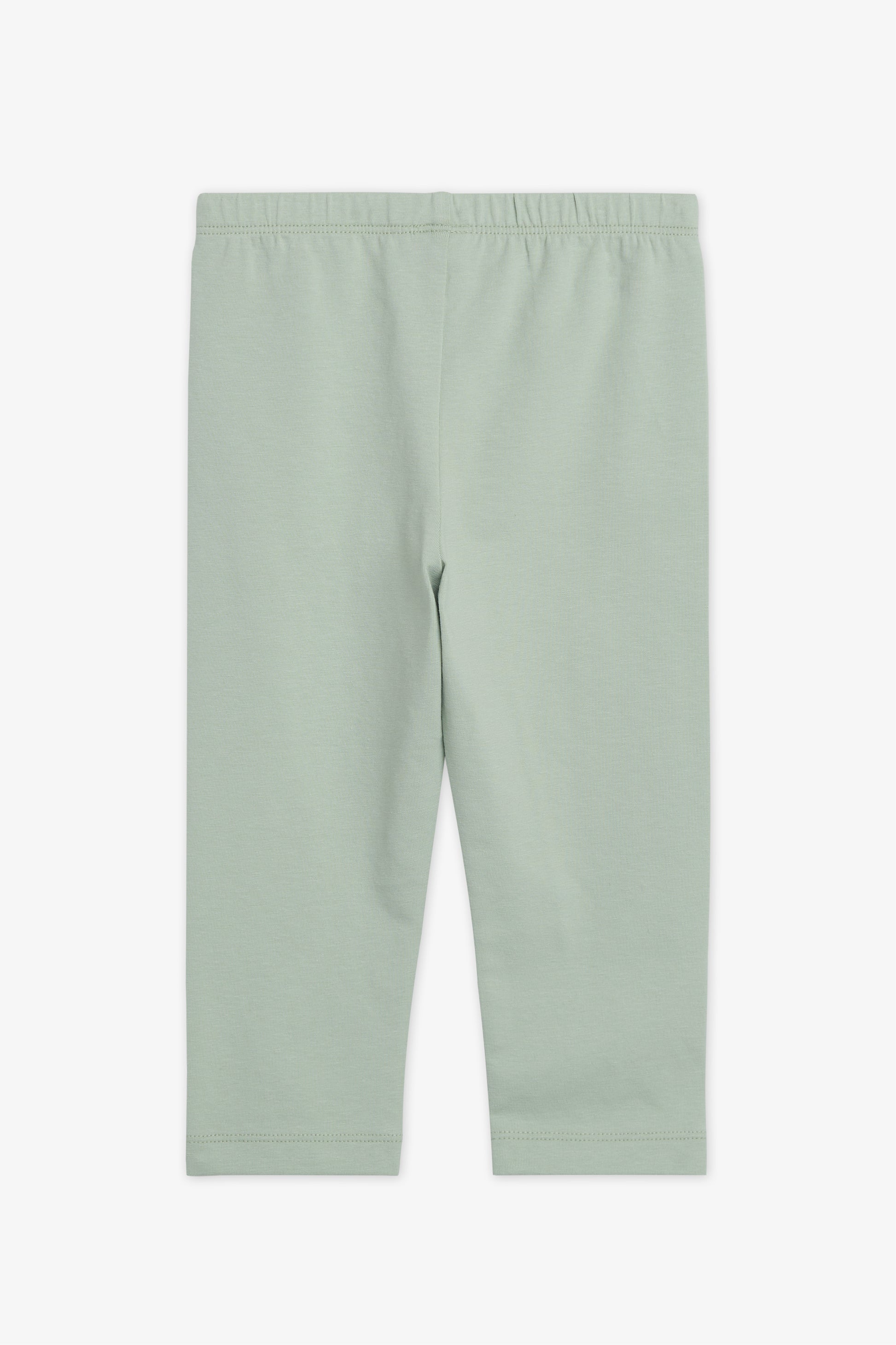 Legging capri uni en stretch – Enfant fille 2/20$ && VERT