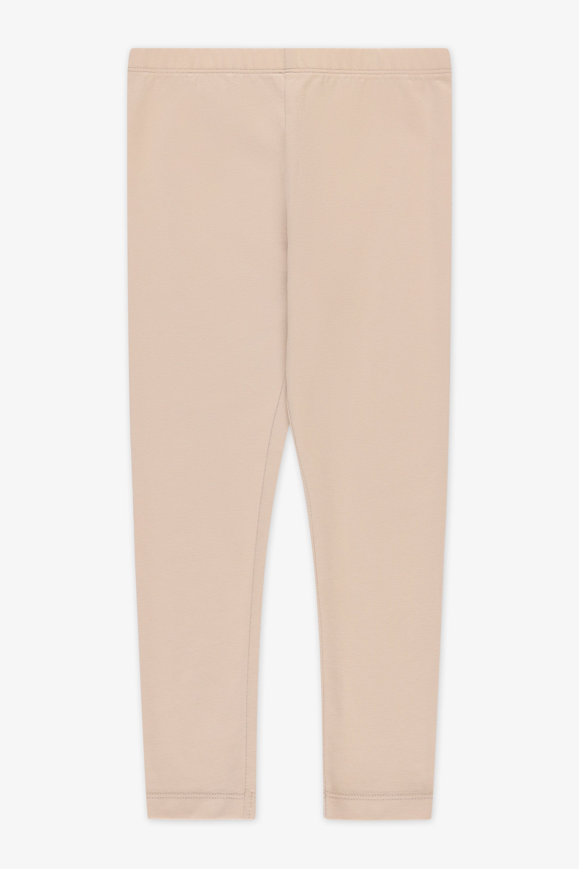 Legging uni en stretch – Enfant fille 2/20$ && TAUPE