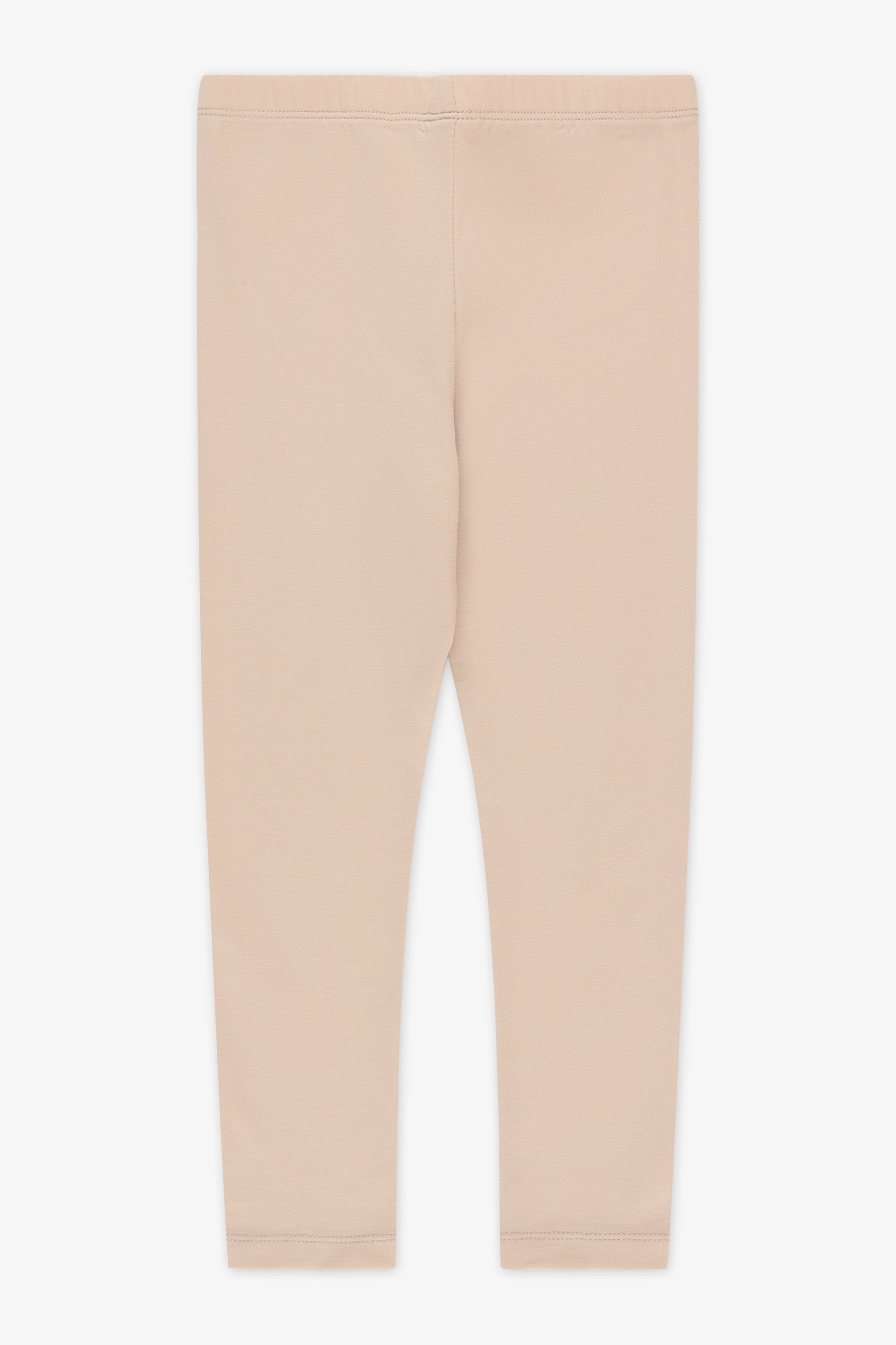 Legging uni en stretch – Enfant fille 2/20$ && TAUPE