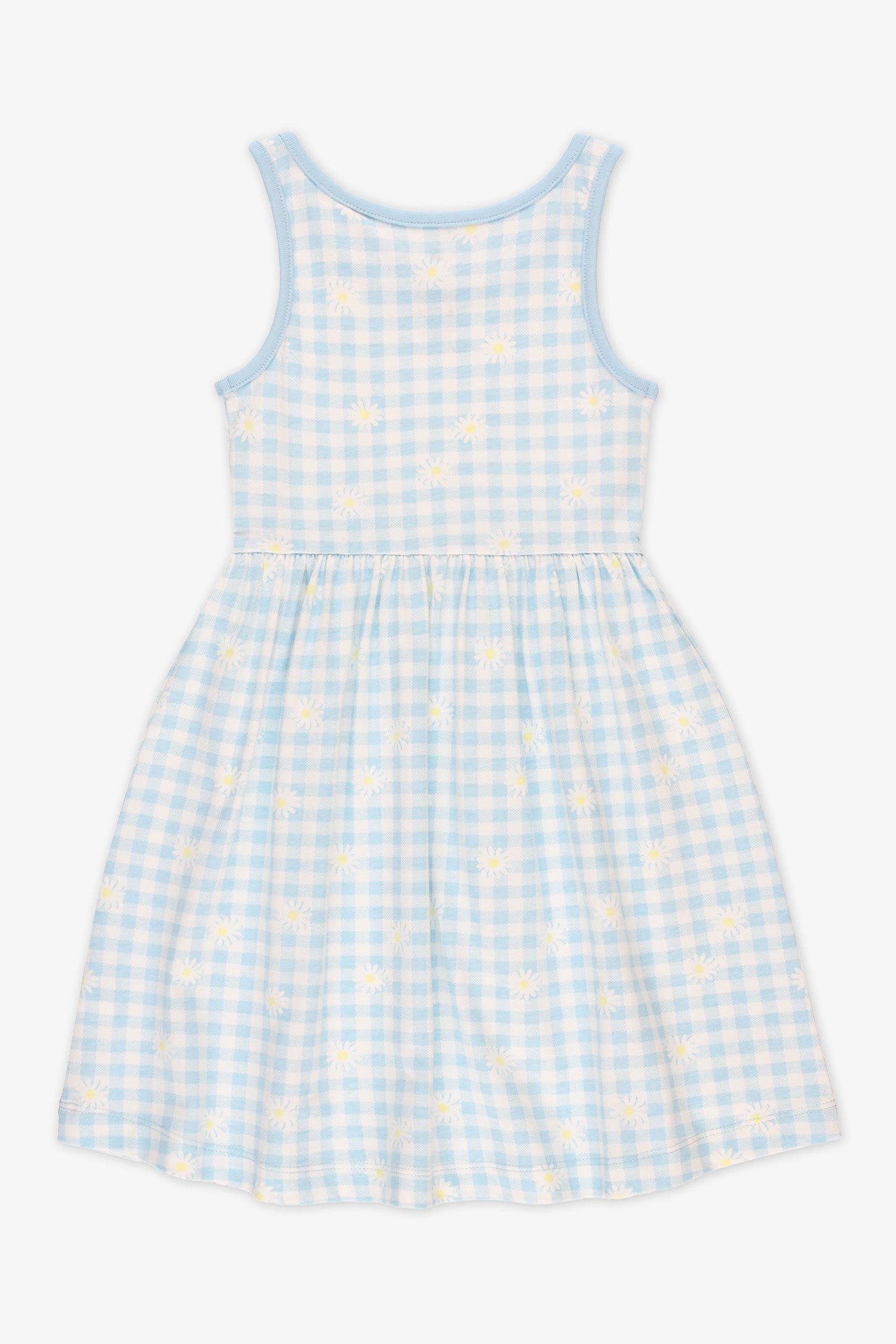 Robe sans manches imprimée – Enfant fille && BLEU MULTI
