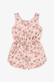 Haut camisole imprimé en stretch - Enfant fille && ROSE MULTI