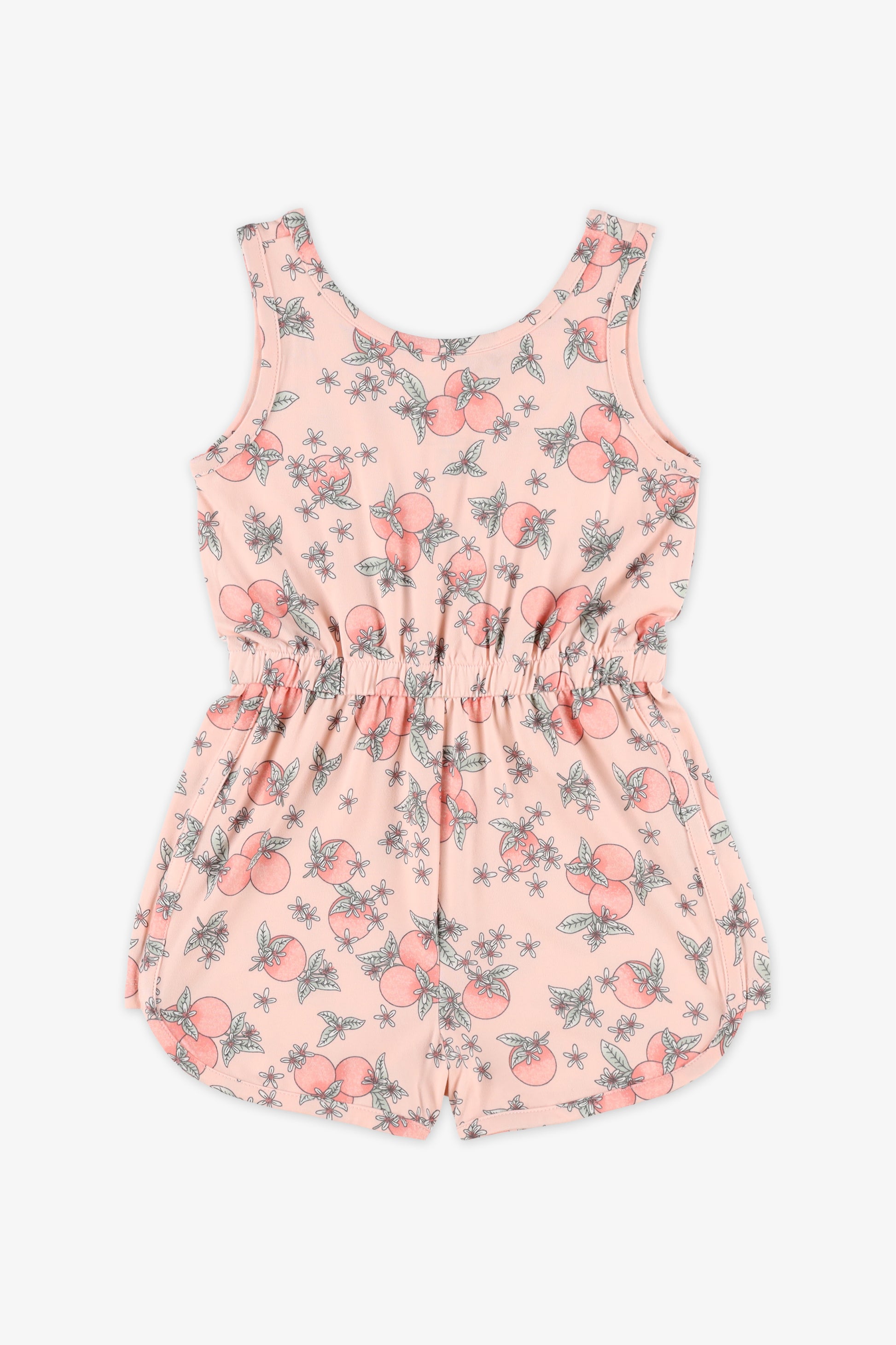 Haut camisole imprimé en stretch - Enfant fille && ROSE MULTI