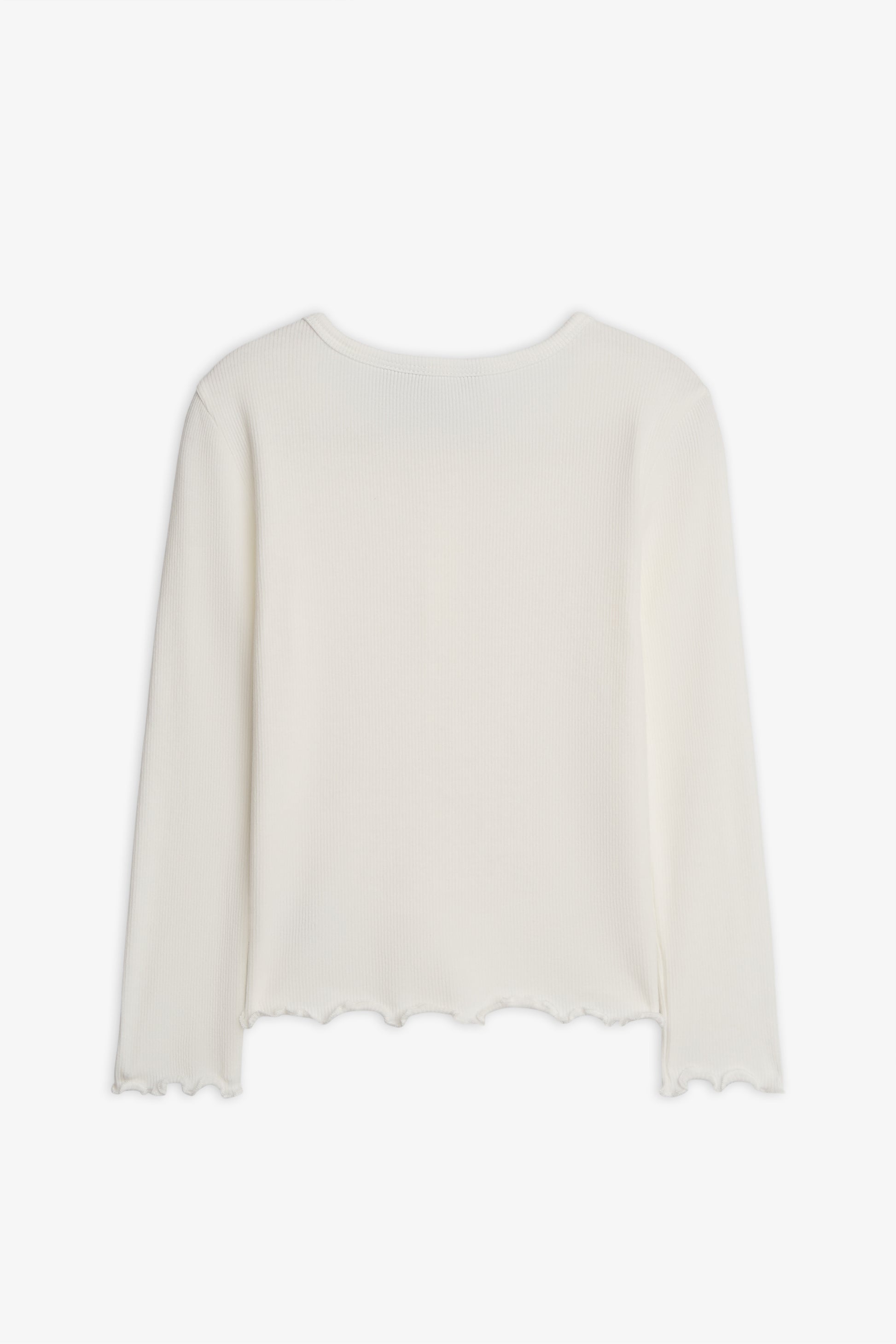 Veste légère manches longues en coton - Enfant fille && BLANC