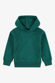 Chandail ouaté à capuchon – Enfant fille && VERT