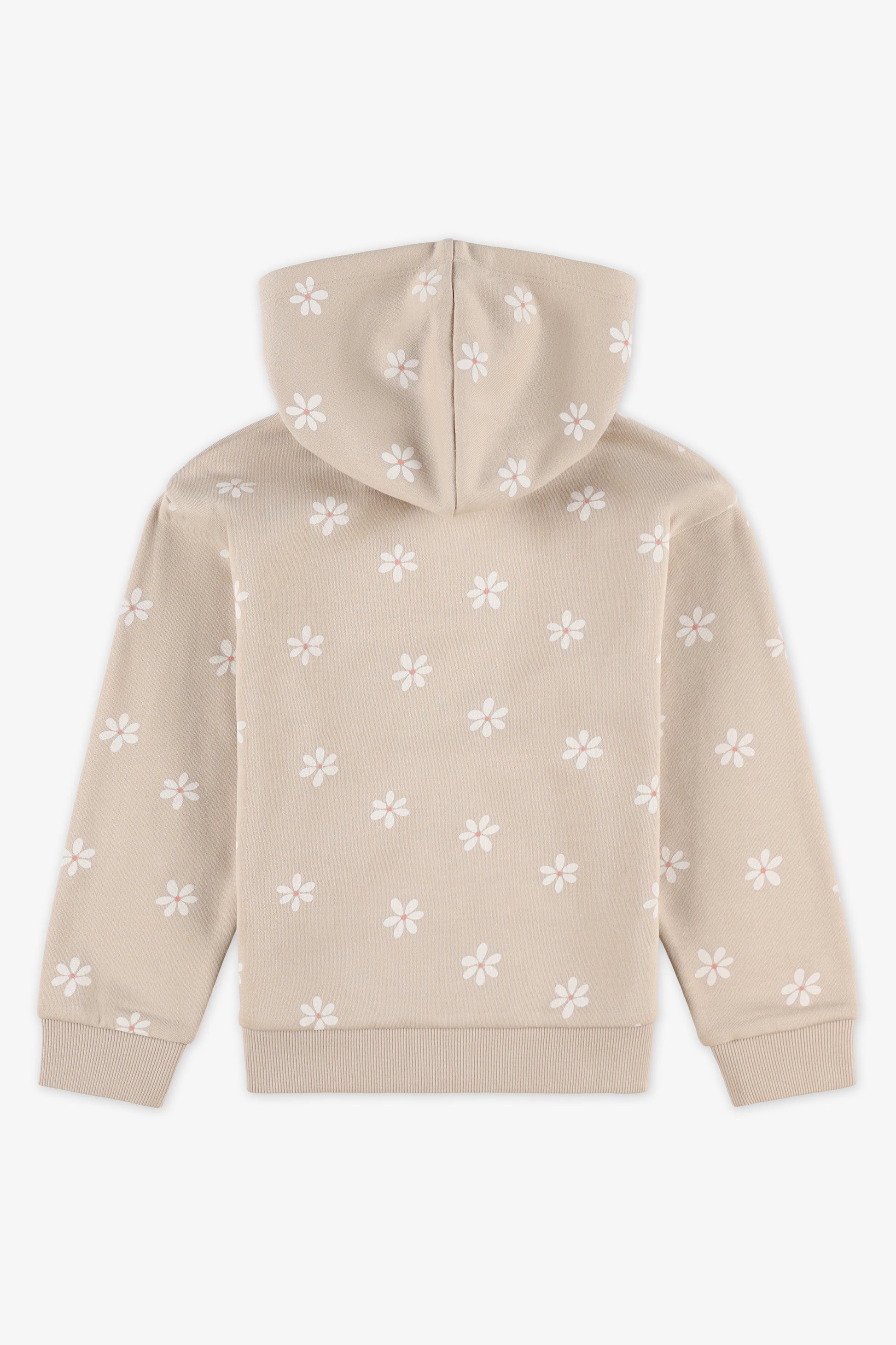 Veste ouatée à capuchon – Enfant fille && TAUPE