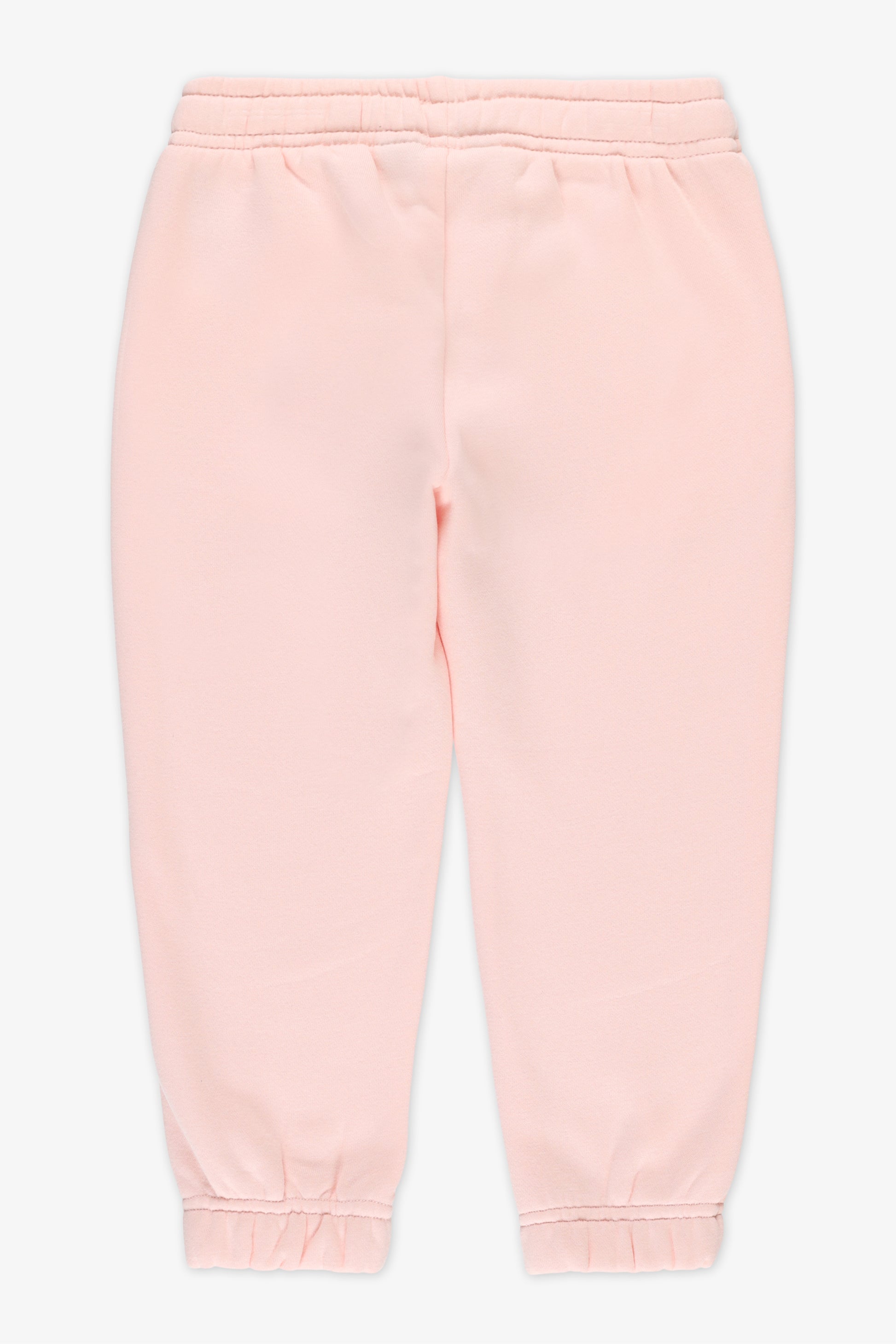 Pantalon ouaté uni avec cordon - Enfant fille && ROSE