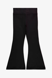 Pantalon legging évasé uni - Enfant fille && NOIR