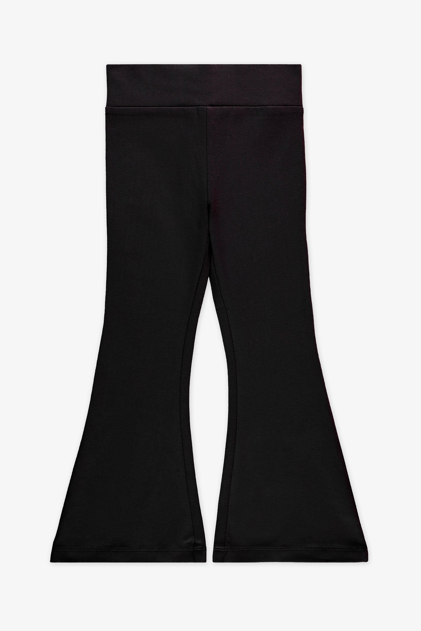Pantalon legging évasé uni - Enfant fille && NOIR