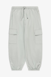Pantalon jogger uni avec poches - Enfant fille && VERT