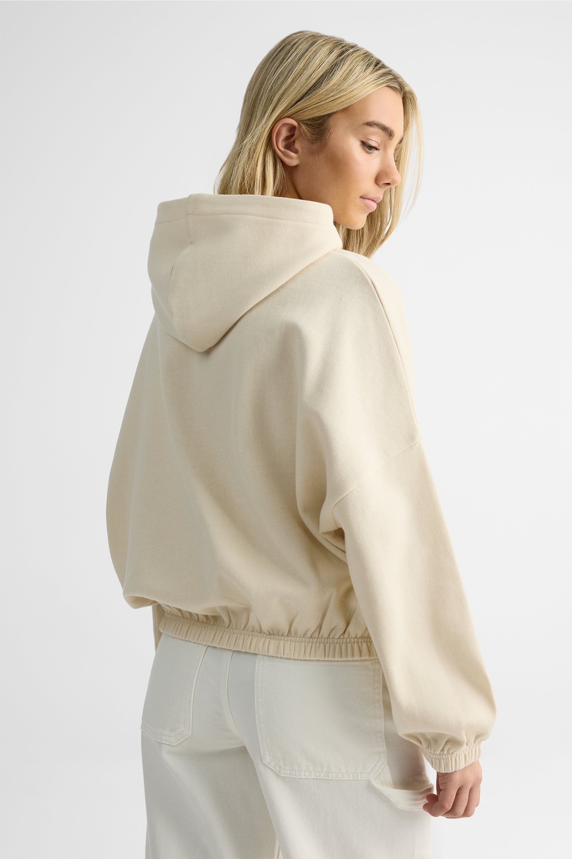 Chandail ouaté à capuchon – Ado fille && BEIGE