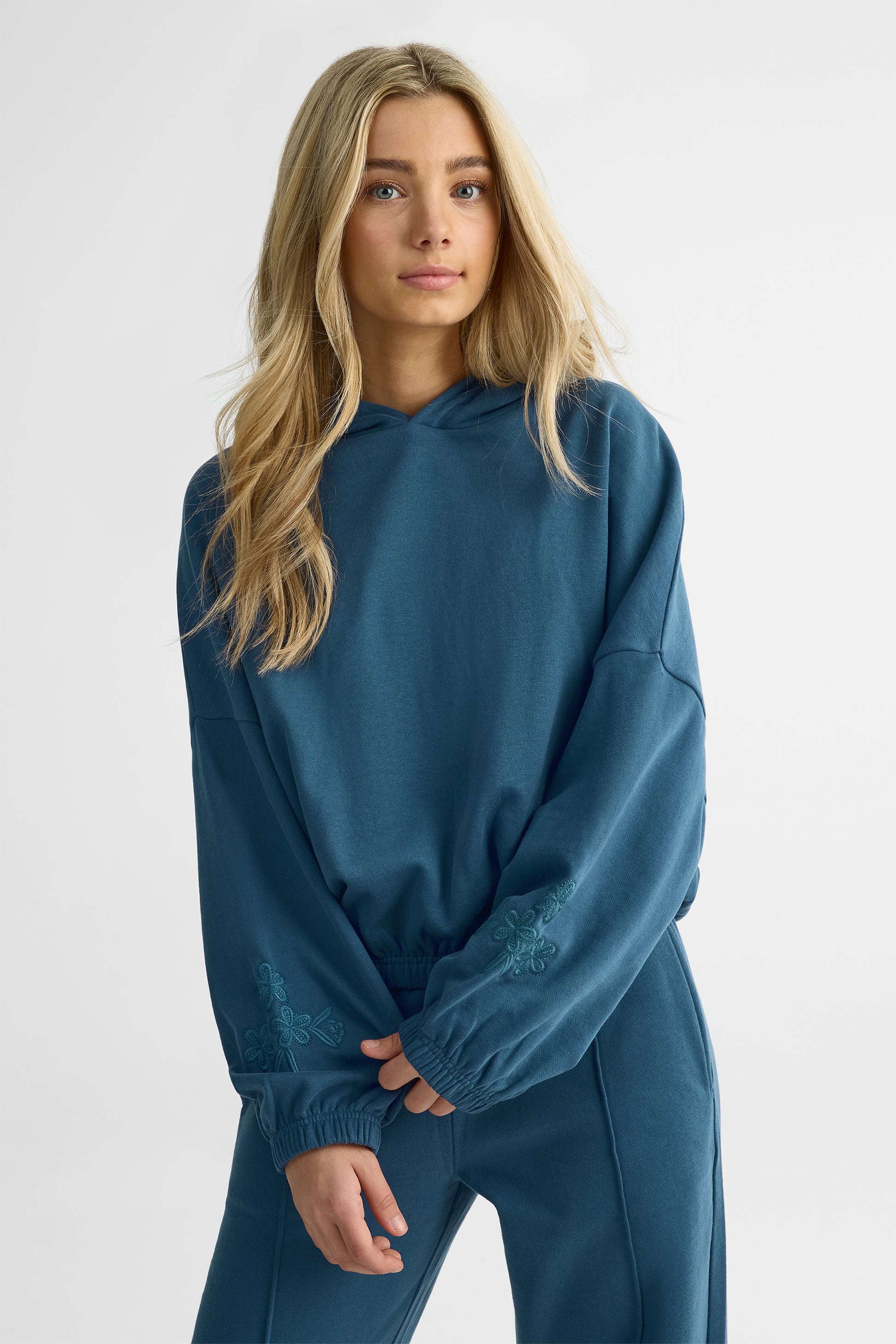 Chandail ouaté à capuchon – Ado fille && MARIN